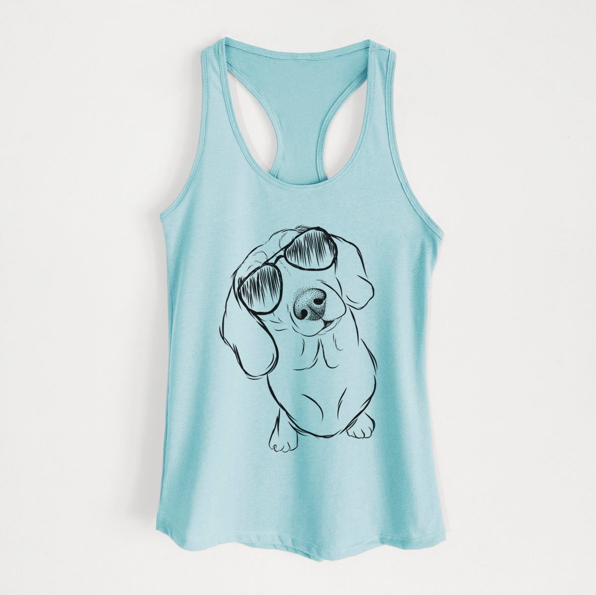 Bill the Dachshund - Women's Racerback Tanktop