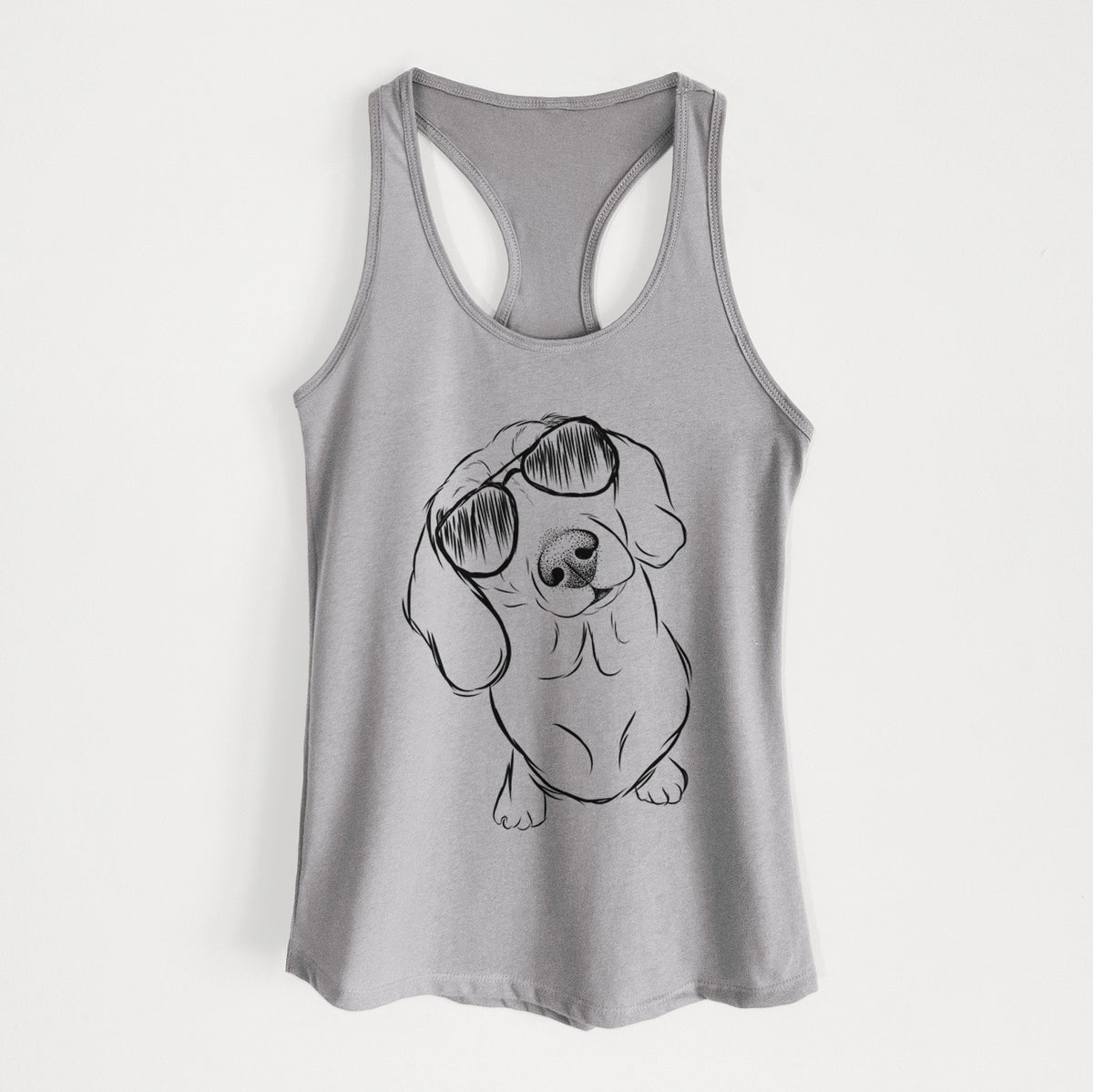 Bill the Dachshund - Women's Racerback Tanktop