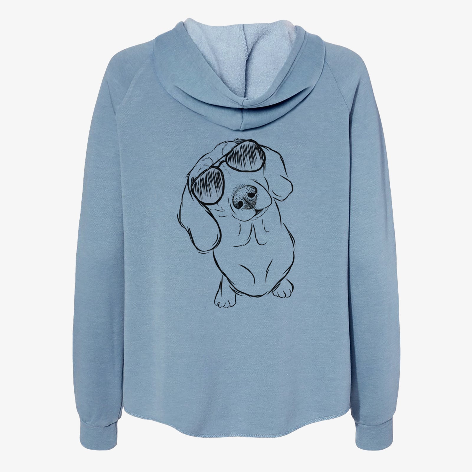 Bill the Dachshund - Women's Cali Wave Zip-Up Sweatshirt