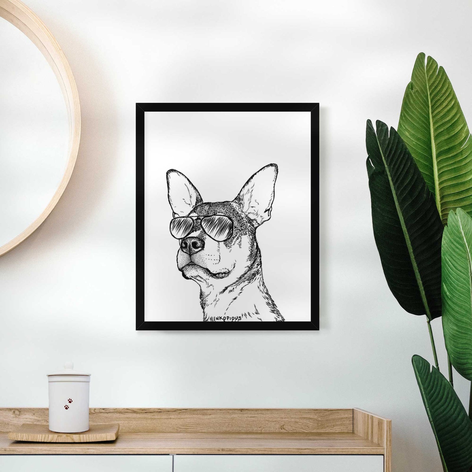Bill the Heeler Mix Art Print
