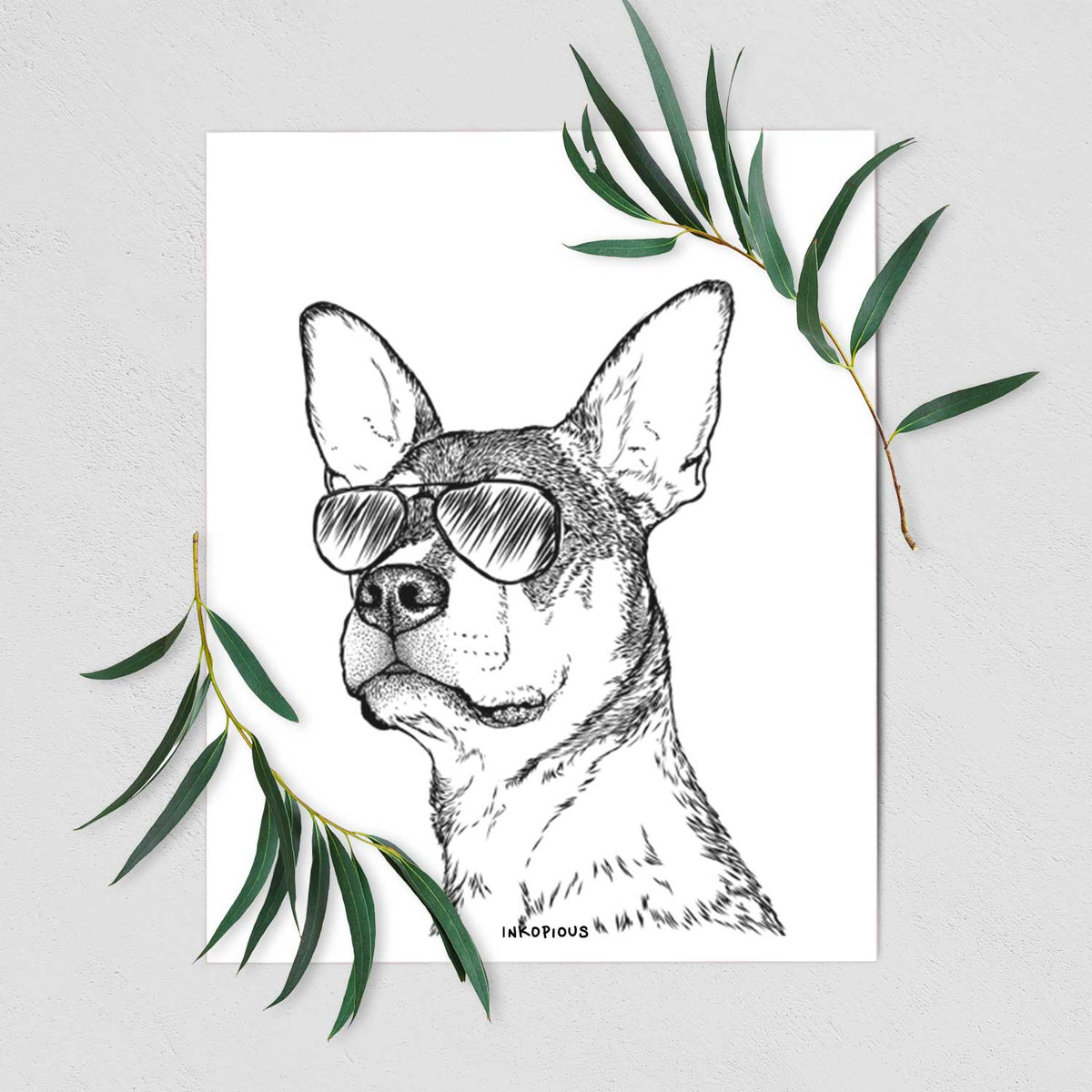 Bill the Heeler Mix Art Print
