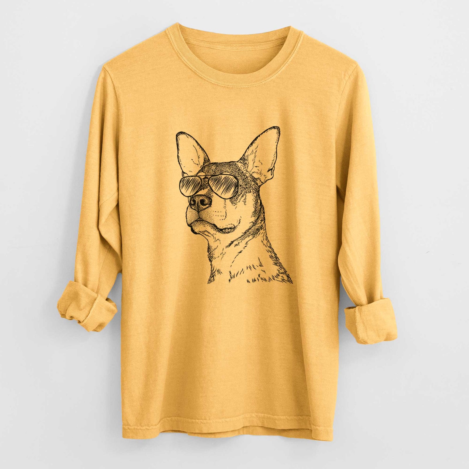 Aviators Bill the Heeler Mix - Heavyweight 100% Cotton Long Sleeve