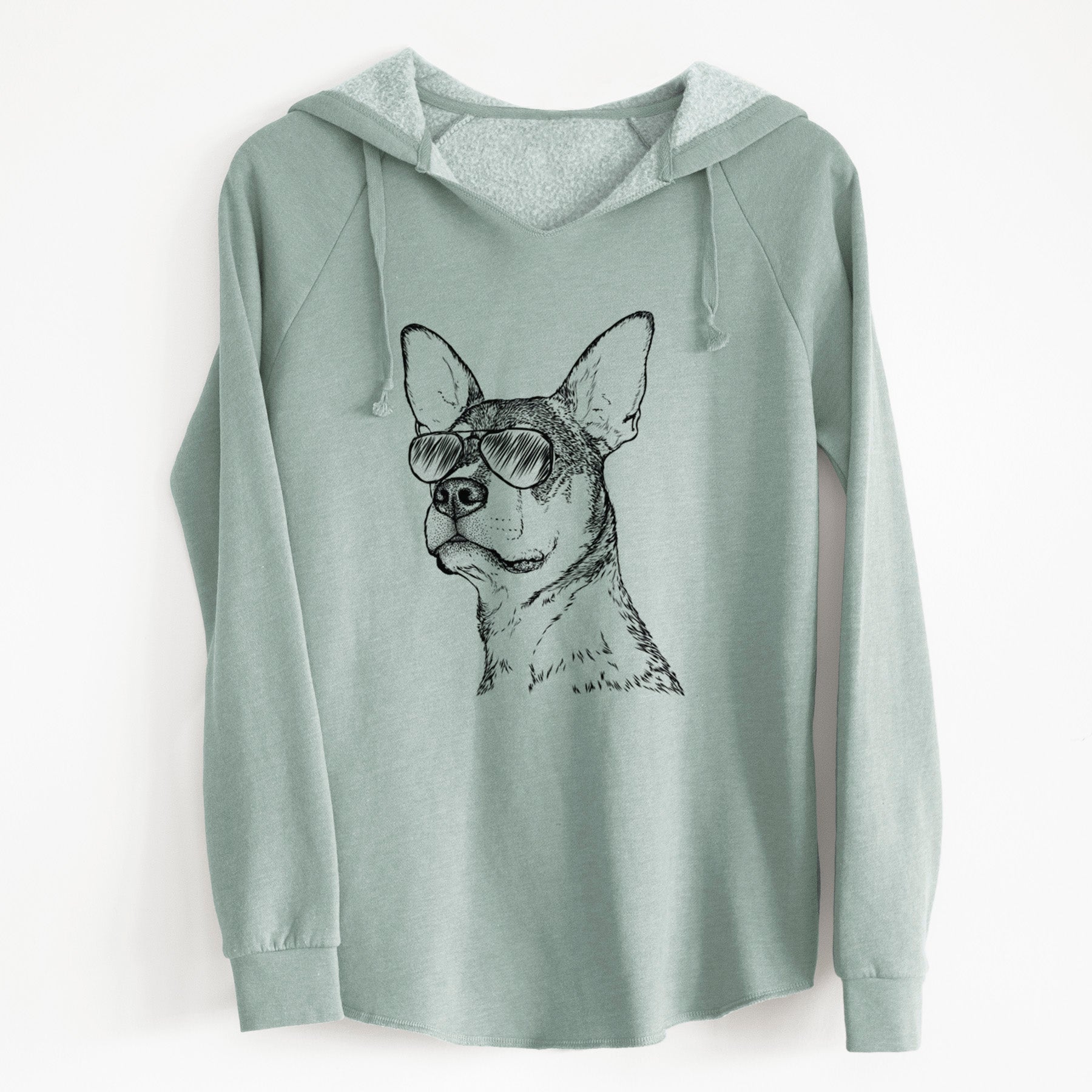 Aviator Bill the Heeler Mix - Cali Wave Hooded Sweatshirt
