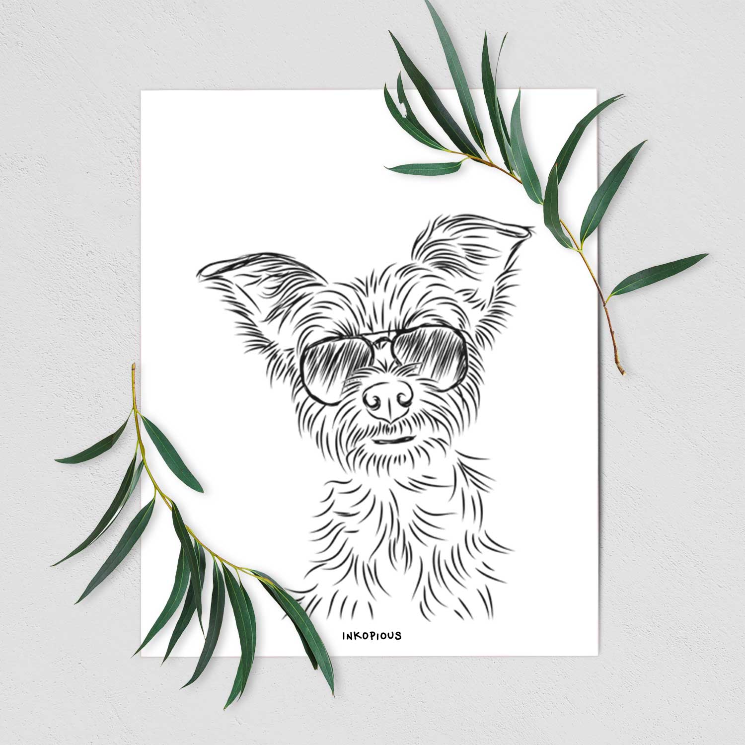 Bingo the Yorkshire Terrier Art Print