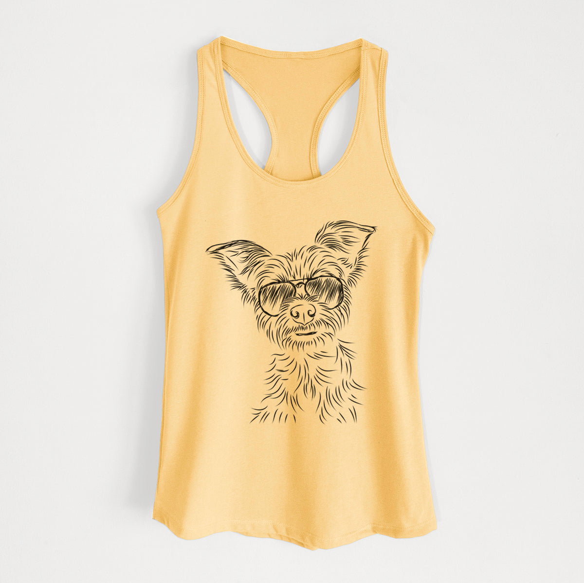 Bingo the Yorkshire Terrier - Women's Racerback Tanktop
