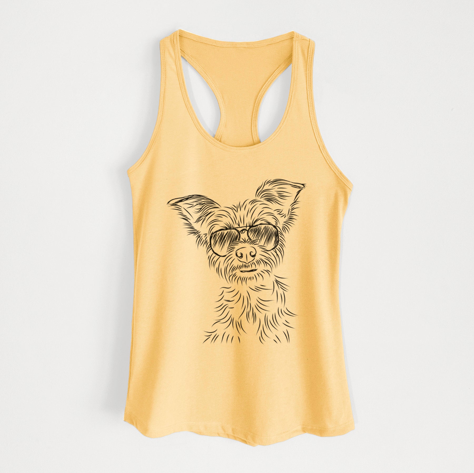 Bingo the Yorkshire Terrier - Women's Racerback Tanktop