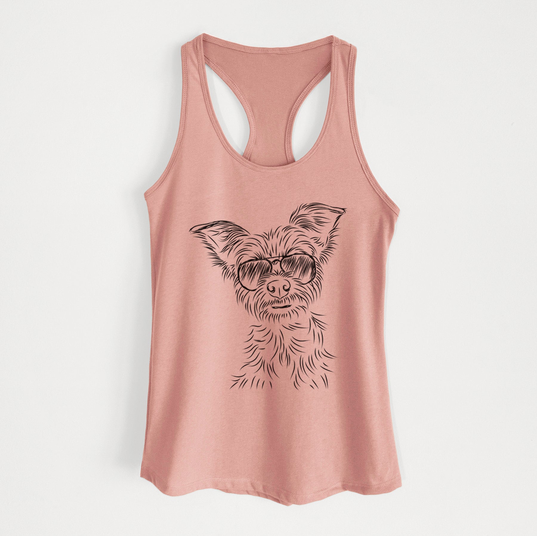 Bingo the Yorkshire Terrier - Women's Racerback Tanktop