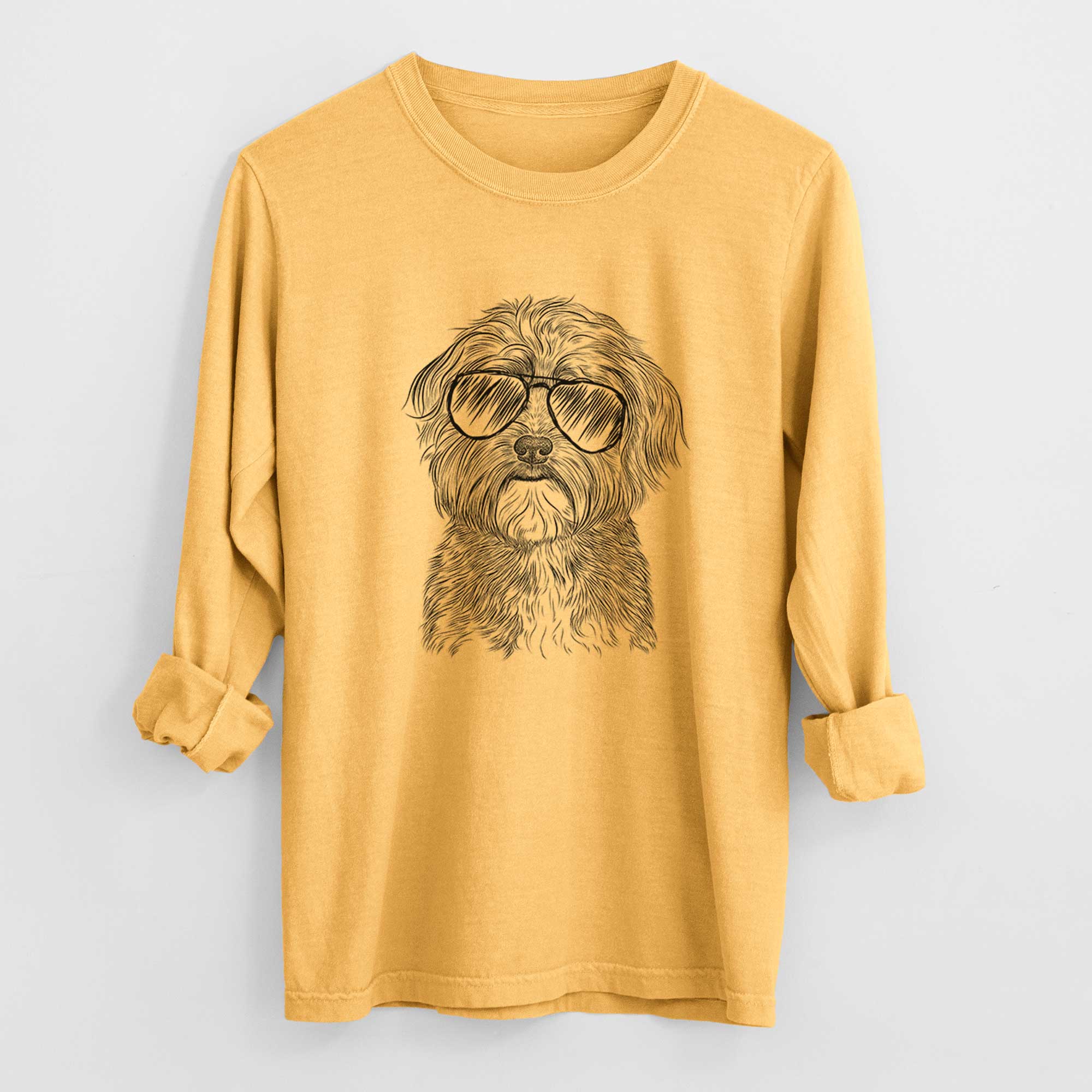 Aviators Bingo the Mixed Breed - Heavyweight 100% Cotton Long Sleeve