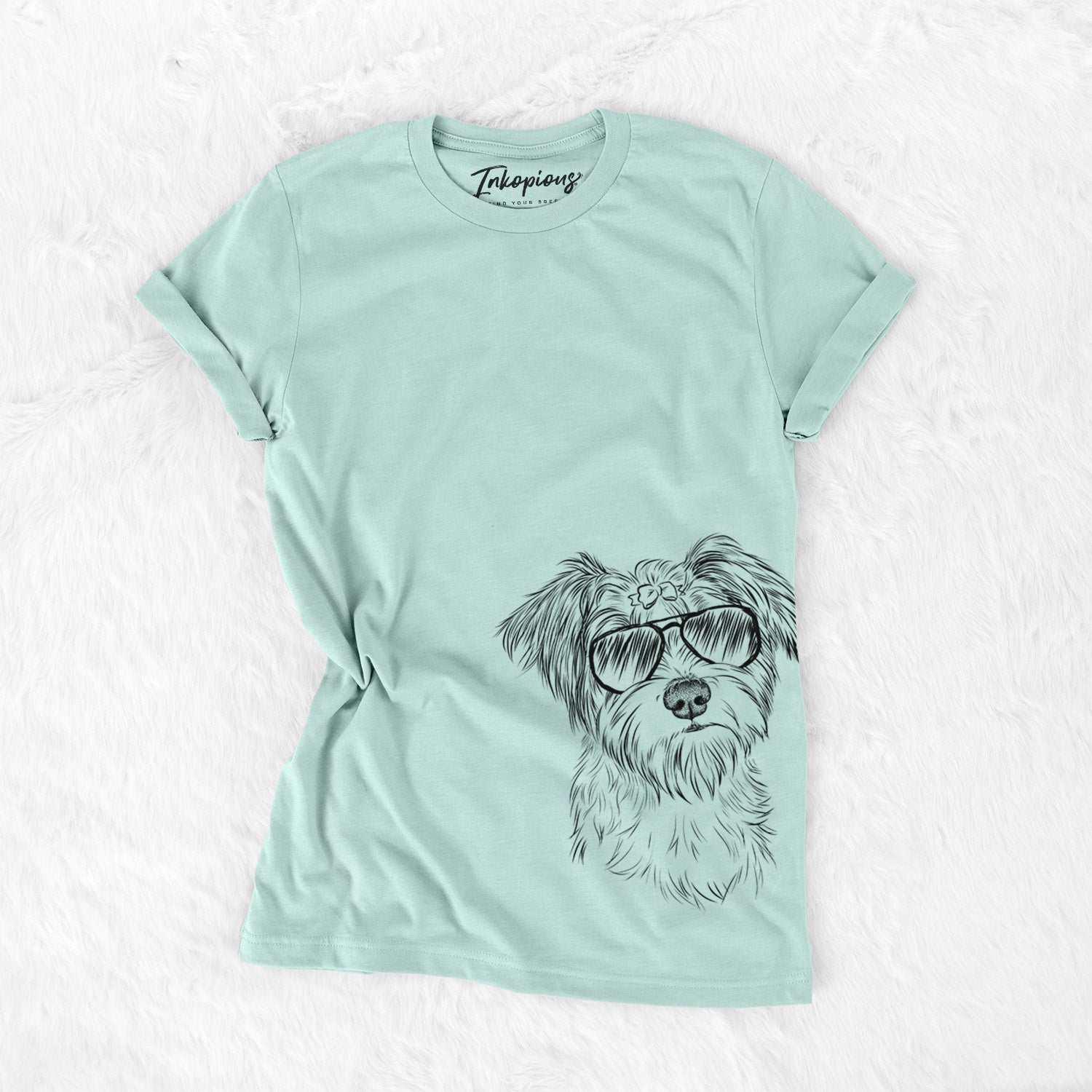 Aviator Birdee the Schnauzer Mix - Unisex Crewneck