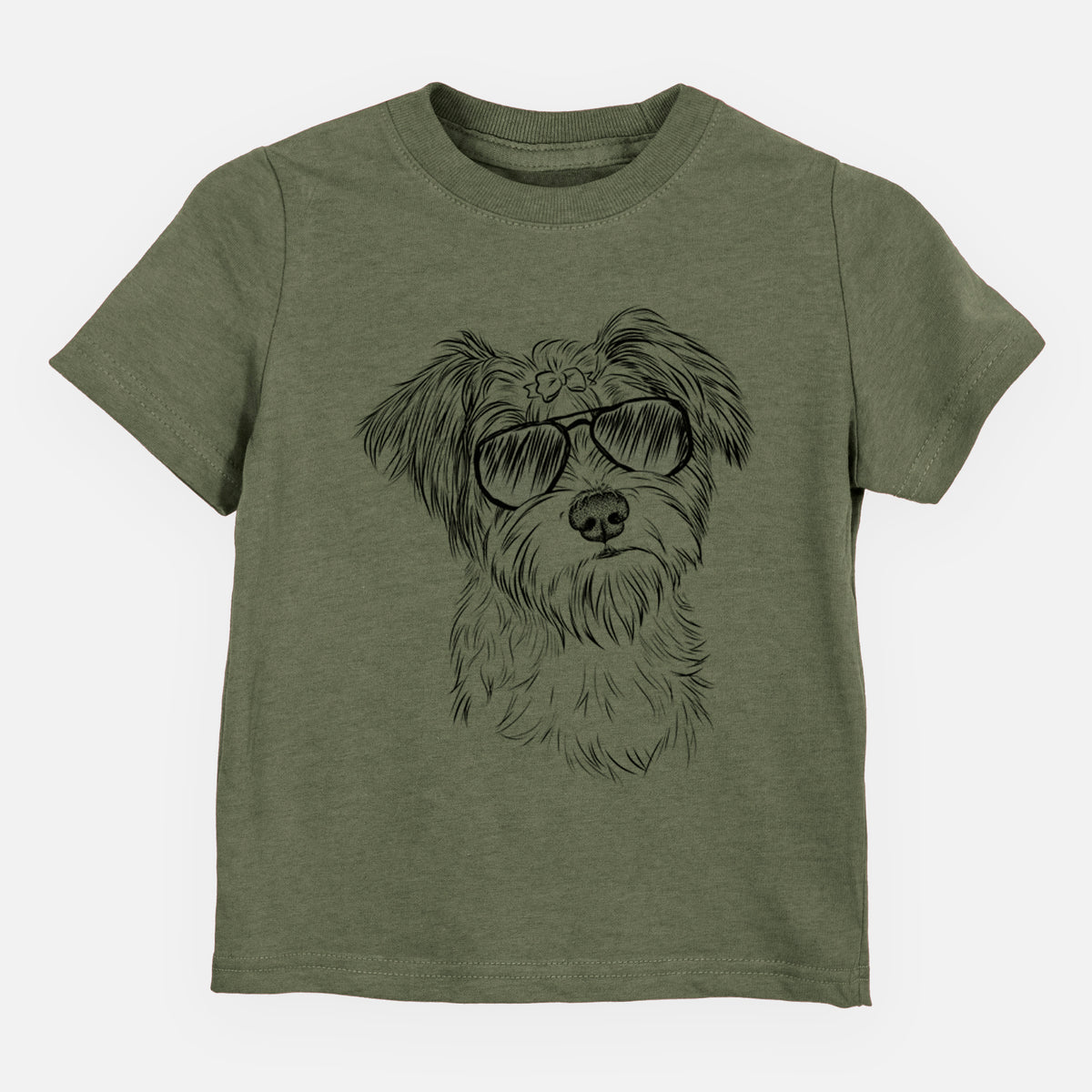 Aviator Birdee the Schnauzer Mix - Kids/Youth/Toddler Shirt
