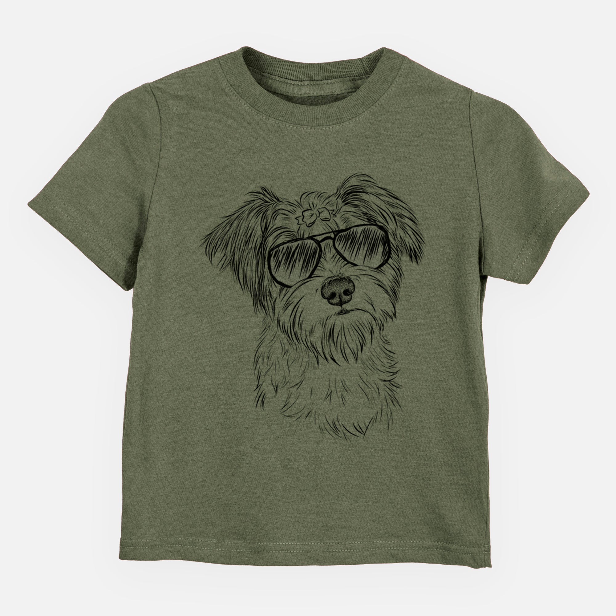 Aviator Birdee the Schnauzer Mix - Kids/Youth/Toddler Shirt