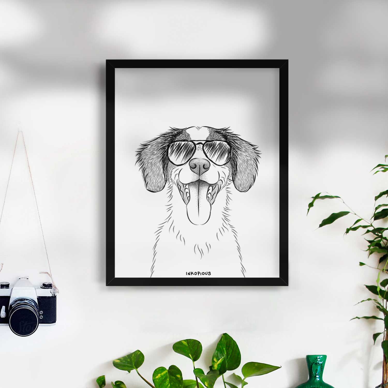 Birdie the Brittany Art Print