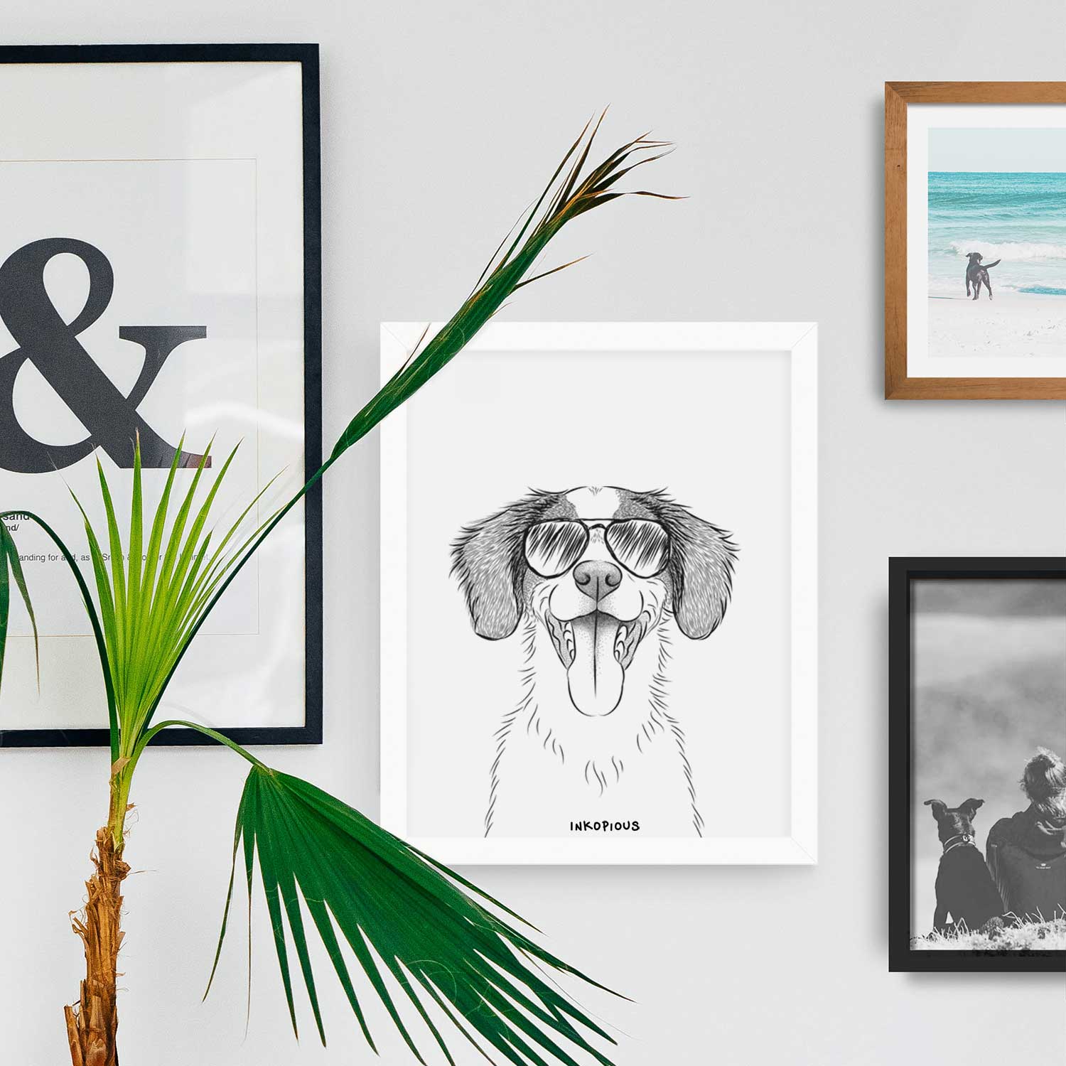 Birdie the Brittany Art Print