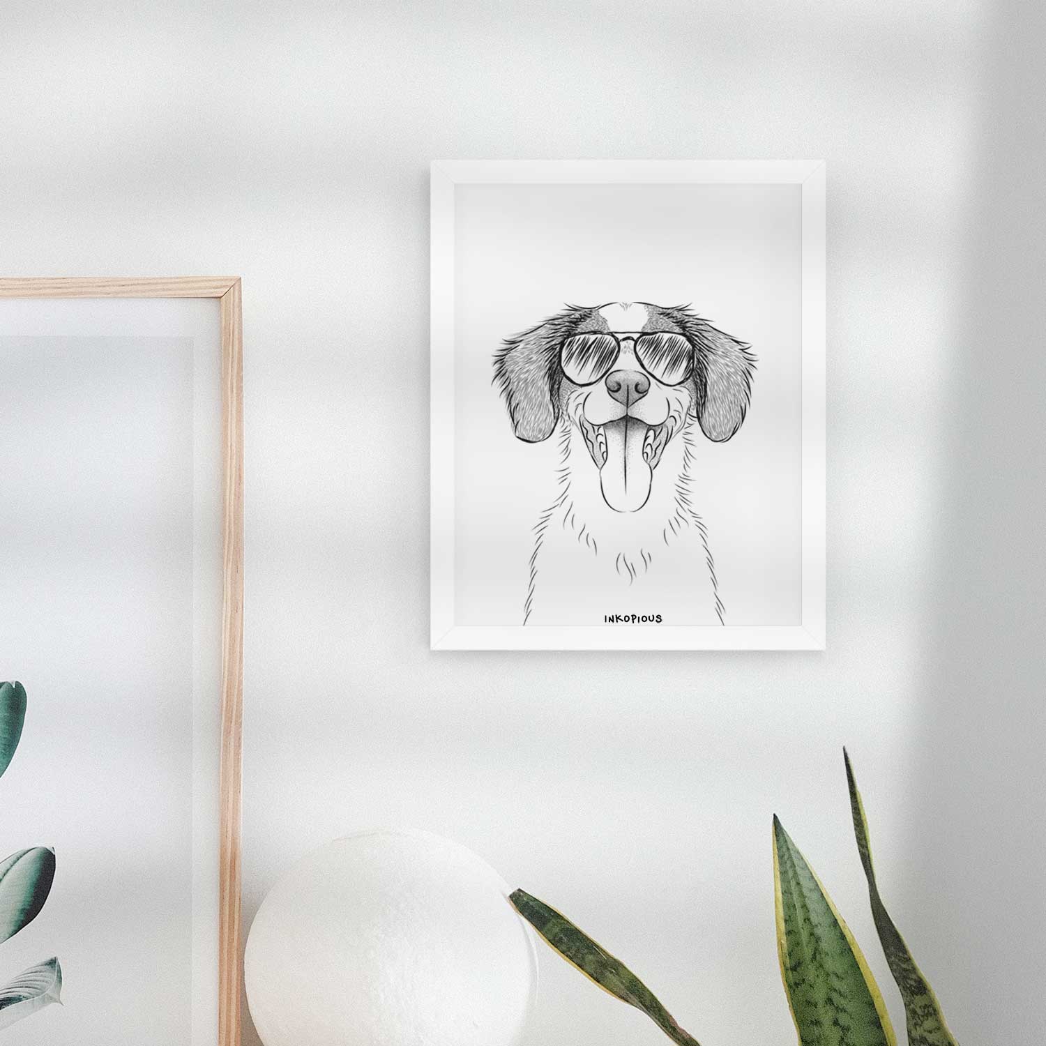 Birdie the Brittany Art Print