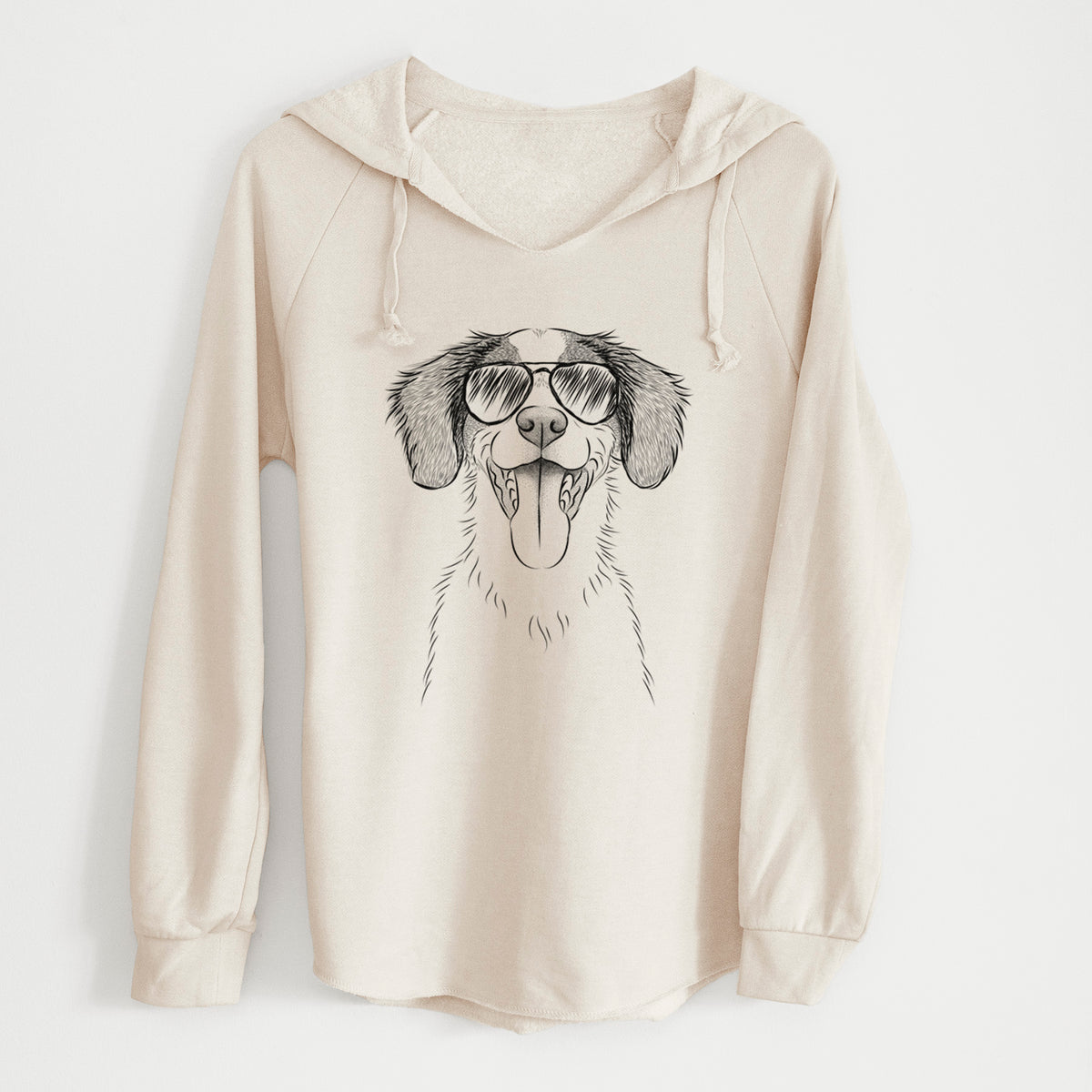 Aviator Birdie the Brittany - Cali Wave Hooded Sweatshirt