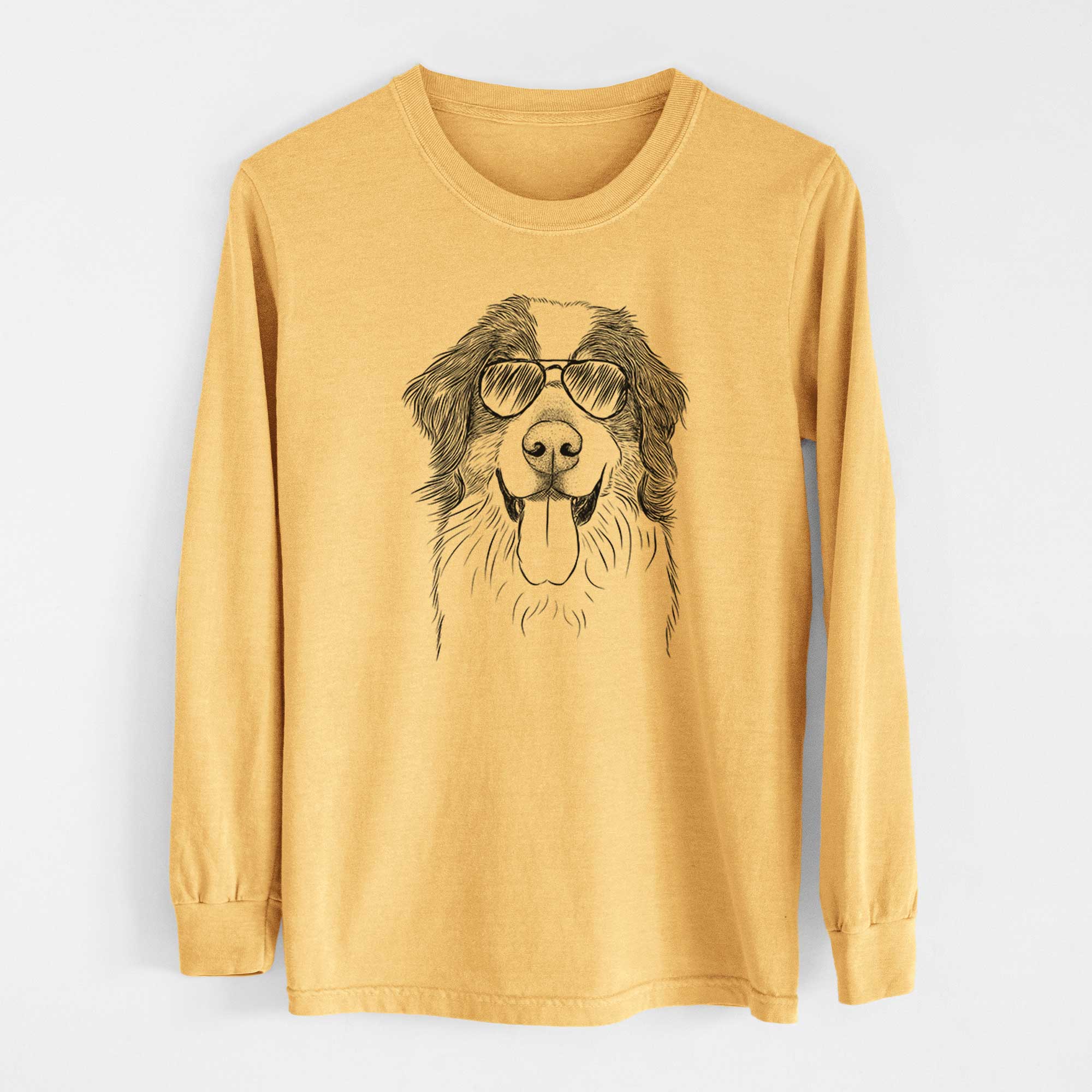 Aviators Blaze the Bernese Mountain Dog - Heavyweight 100% Cotton Long Sleeve