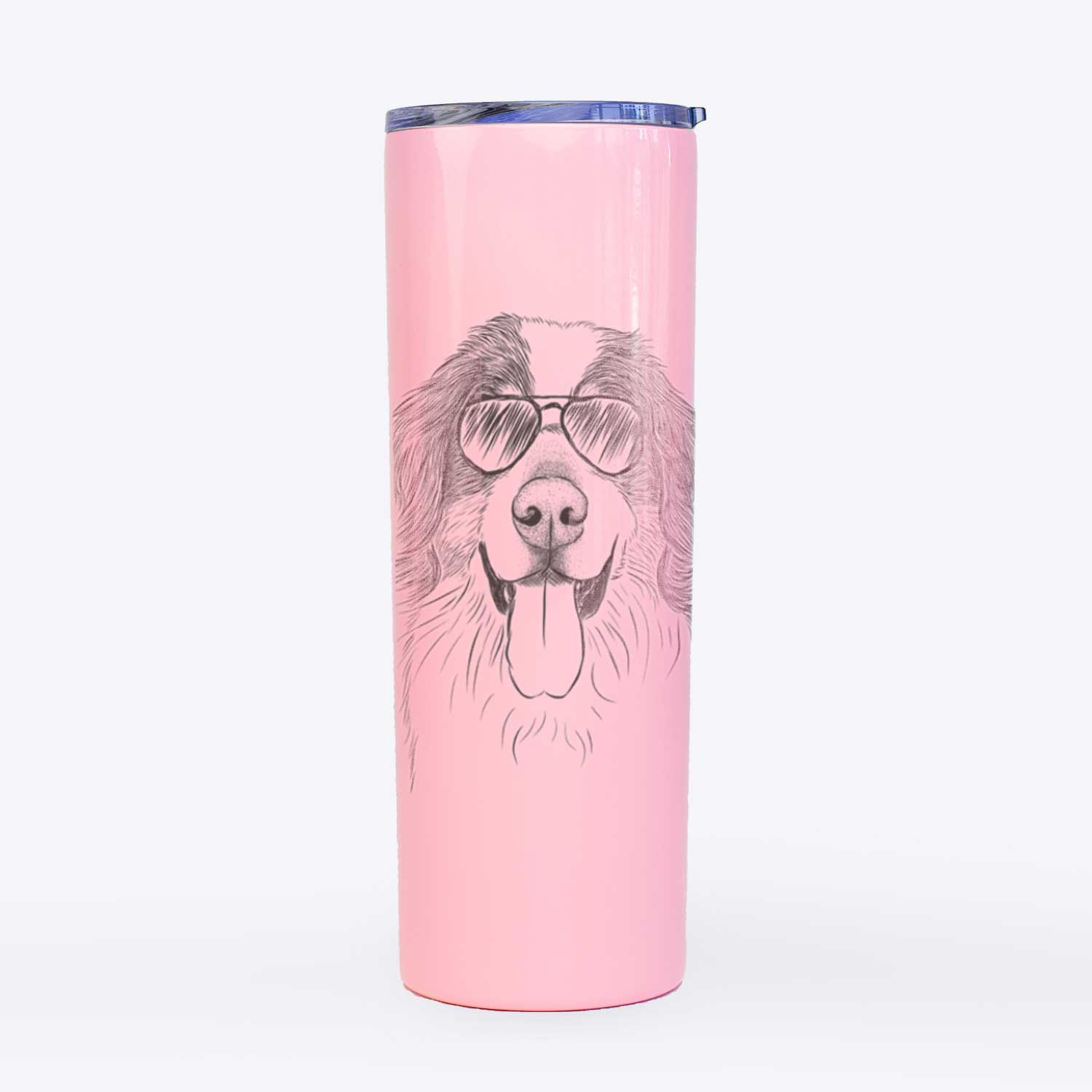 Blaze the Bernese Mountain Dog - 20oz Skinny Tumbler