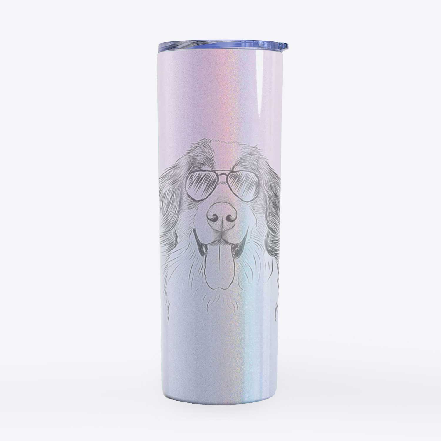 Blaze the Bernese Mountain Dog - 20oz Skinny Tumbler