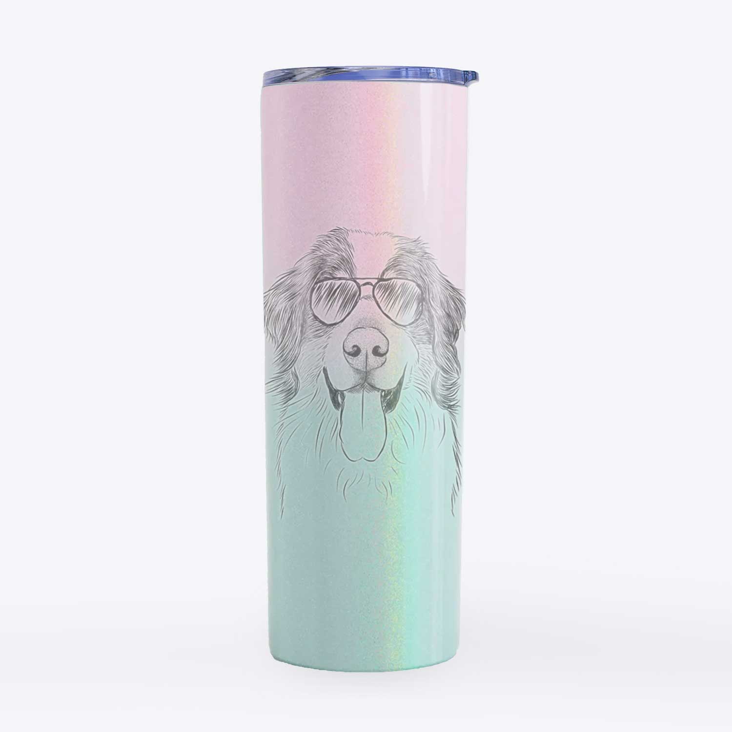 Blaze the Bernese Mountain Dog - 20oz Skinny Tumbler