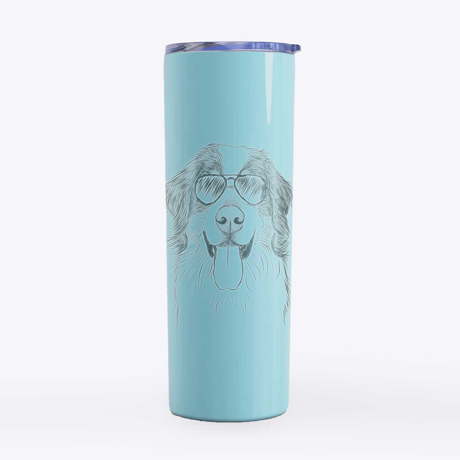 Blaze the Bernese Mountain Dog - 20oz Skinny Tumbler