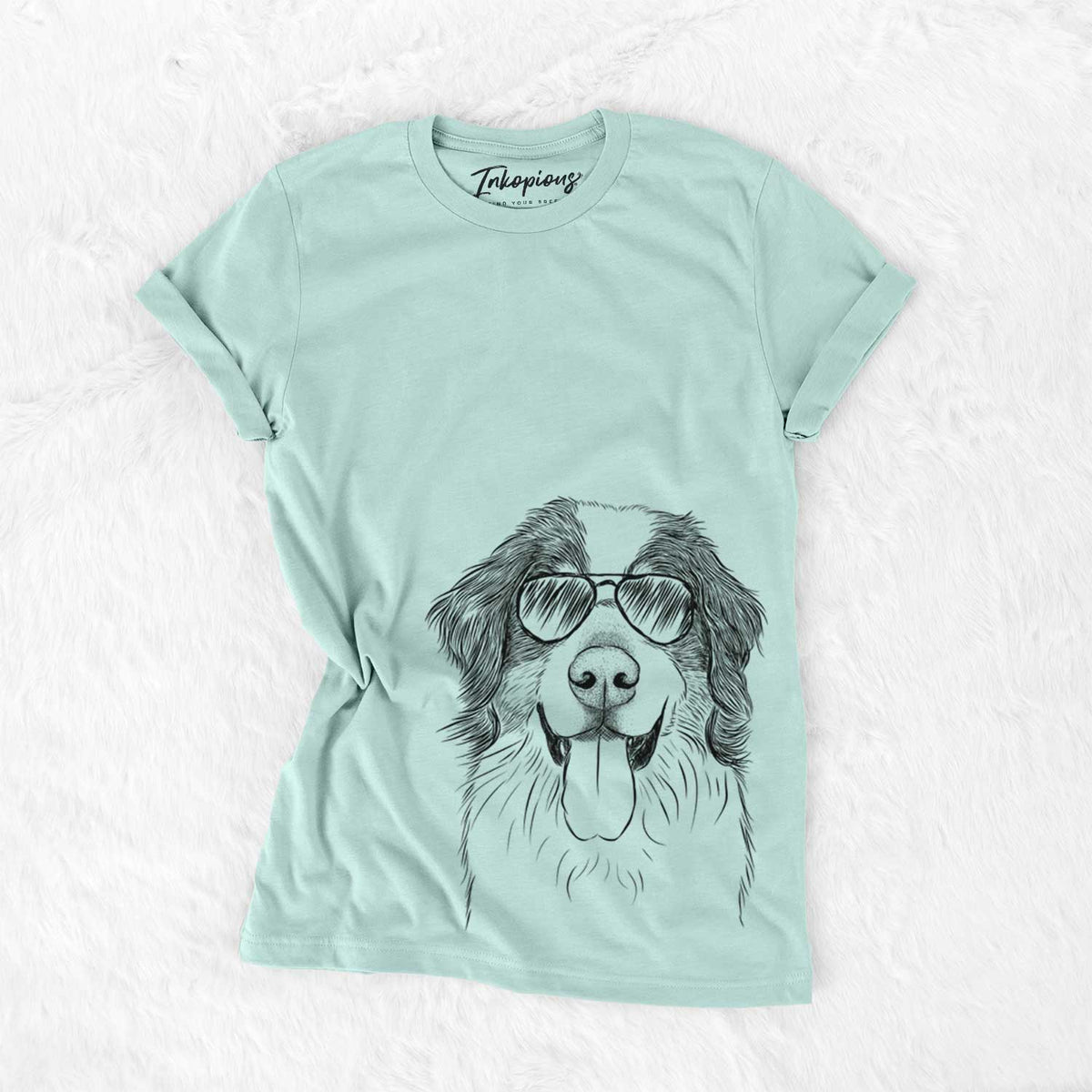 Aviator Blaze the Bernese Mountain Dog - Unisex Crewneck