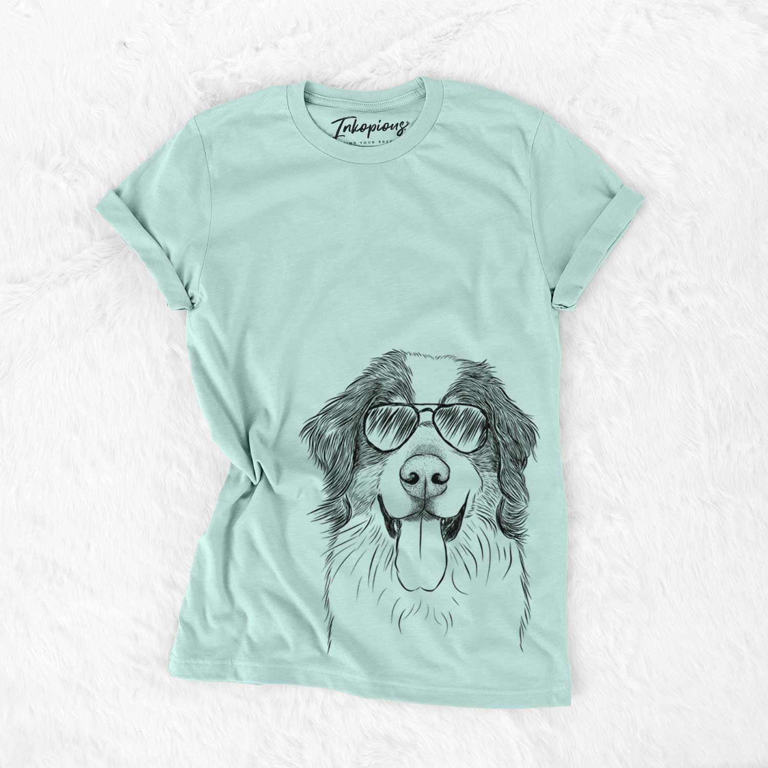 Aviator Blaze the Bernese Mountain Dog - Unisex Crewneck