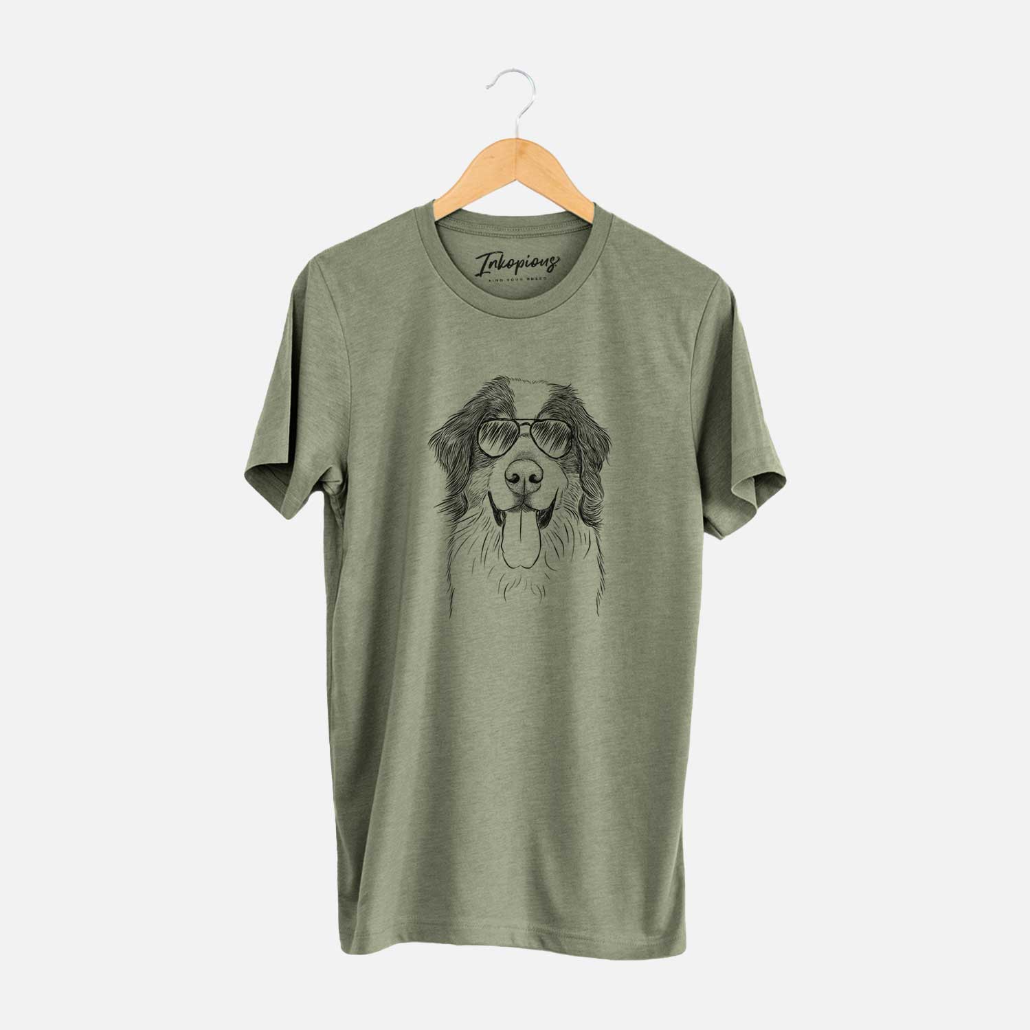 Aviator Blaze the Bernese Mountain Dog - Unisex Crewneck