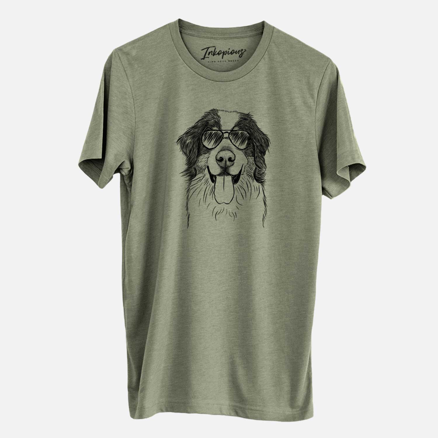 Aviator Blaze the Bernese Mountain Dog - Unisex Crewneck