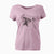 Aviator Blossom the English Bulldog - Women's V-neck Shirt