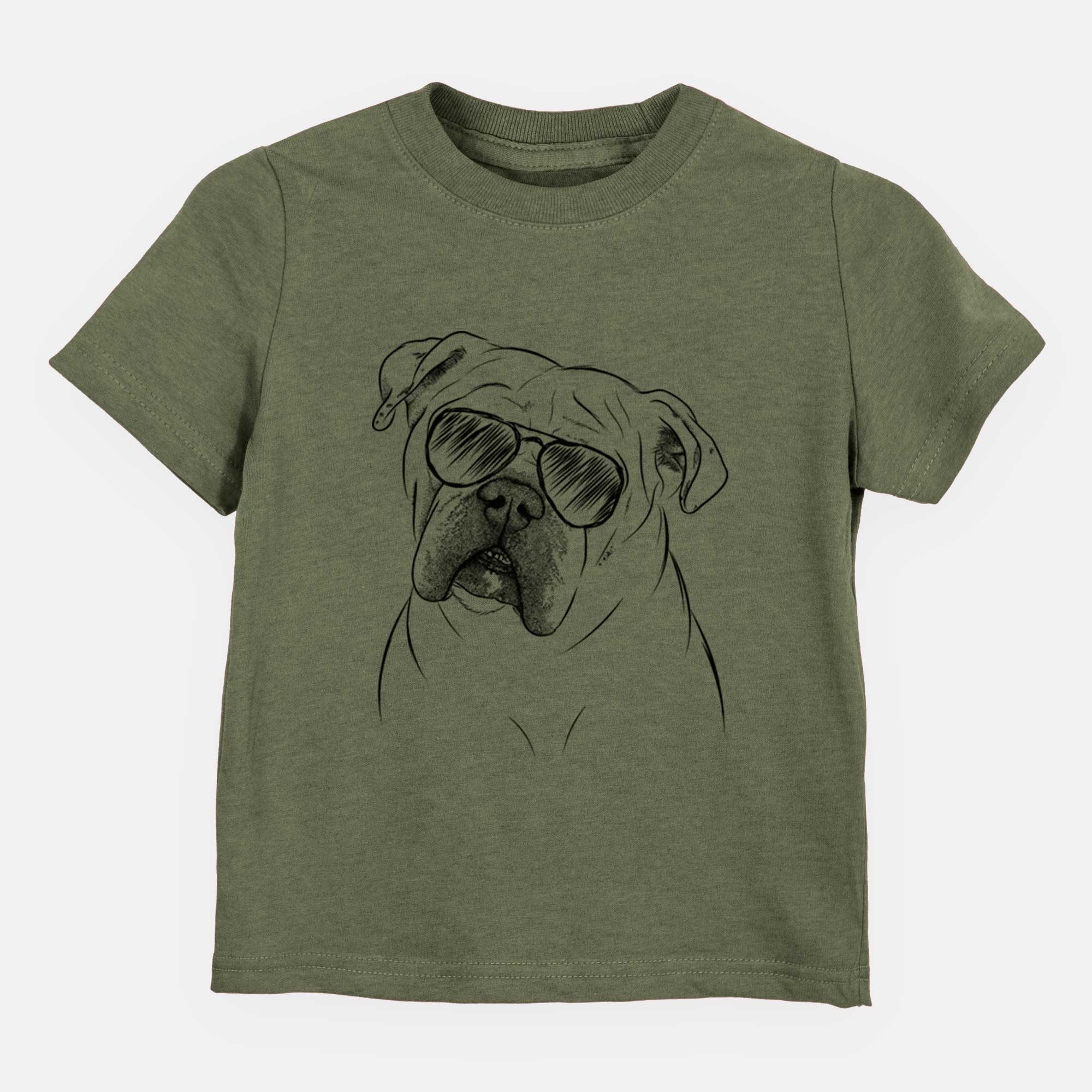 Aviator Blossom the English Bulldog - Kids/Youth/Toddler Shirt