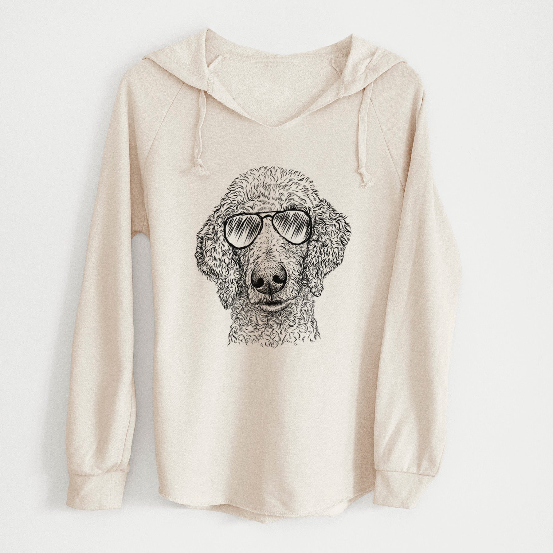 Aviator Blossom the Poodle - Cali Wave Hooded Sweatshirt