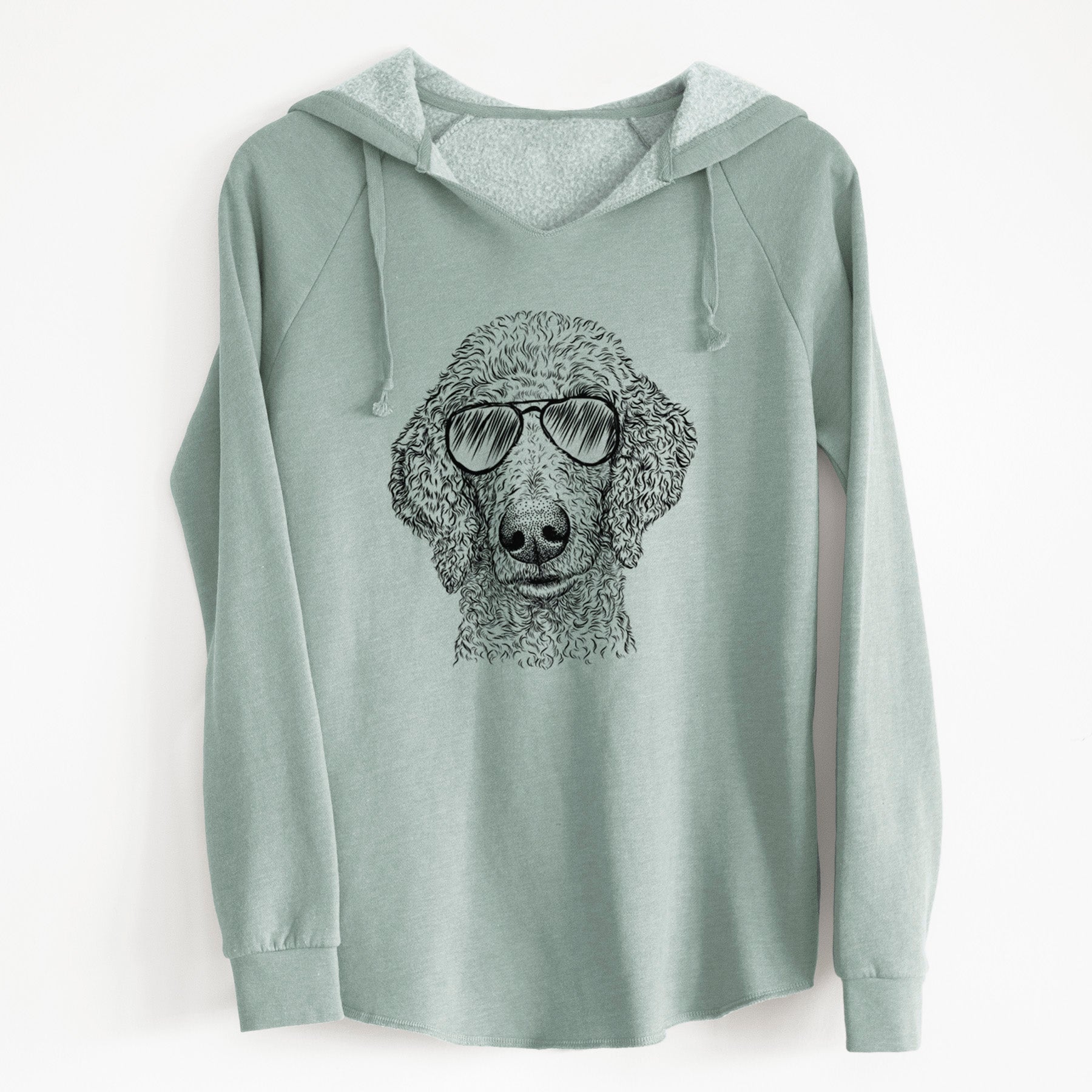 Aviator Blossom the Poodle - Cali Wave Hooded Sweatshirt