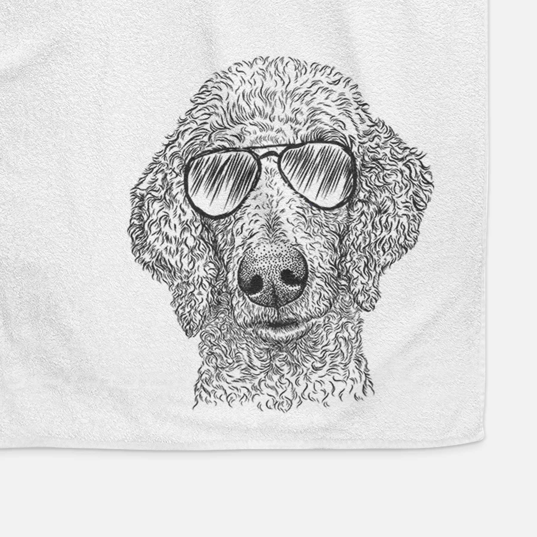 Blossom the Poodle Decorative Hand Towel