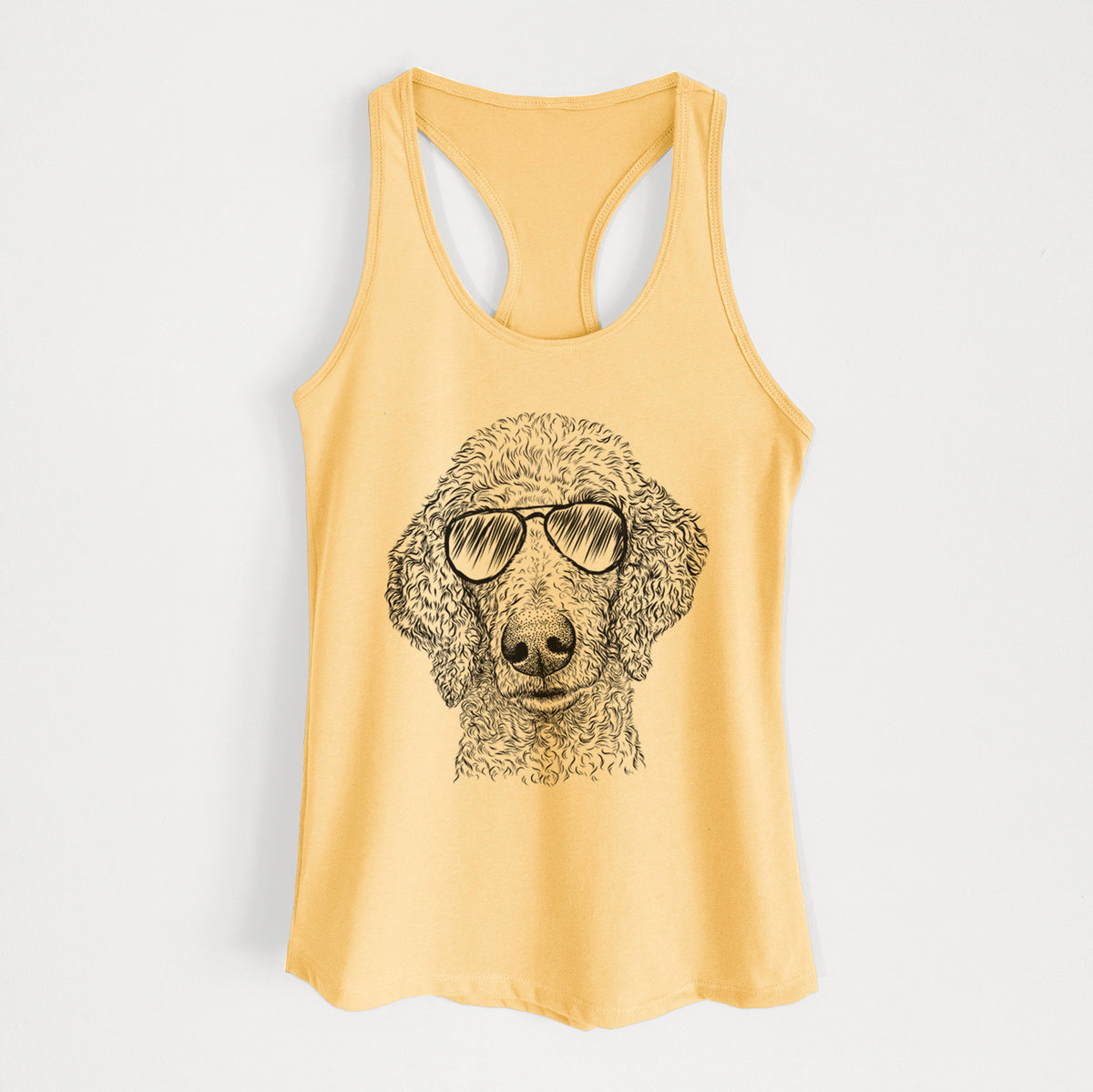 Blossom the Poodle - Women's Racerback Tanktop