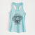 Blossom the Poodle - Women's Racerback Tanktop