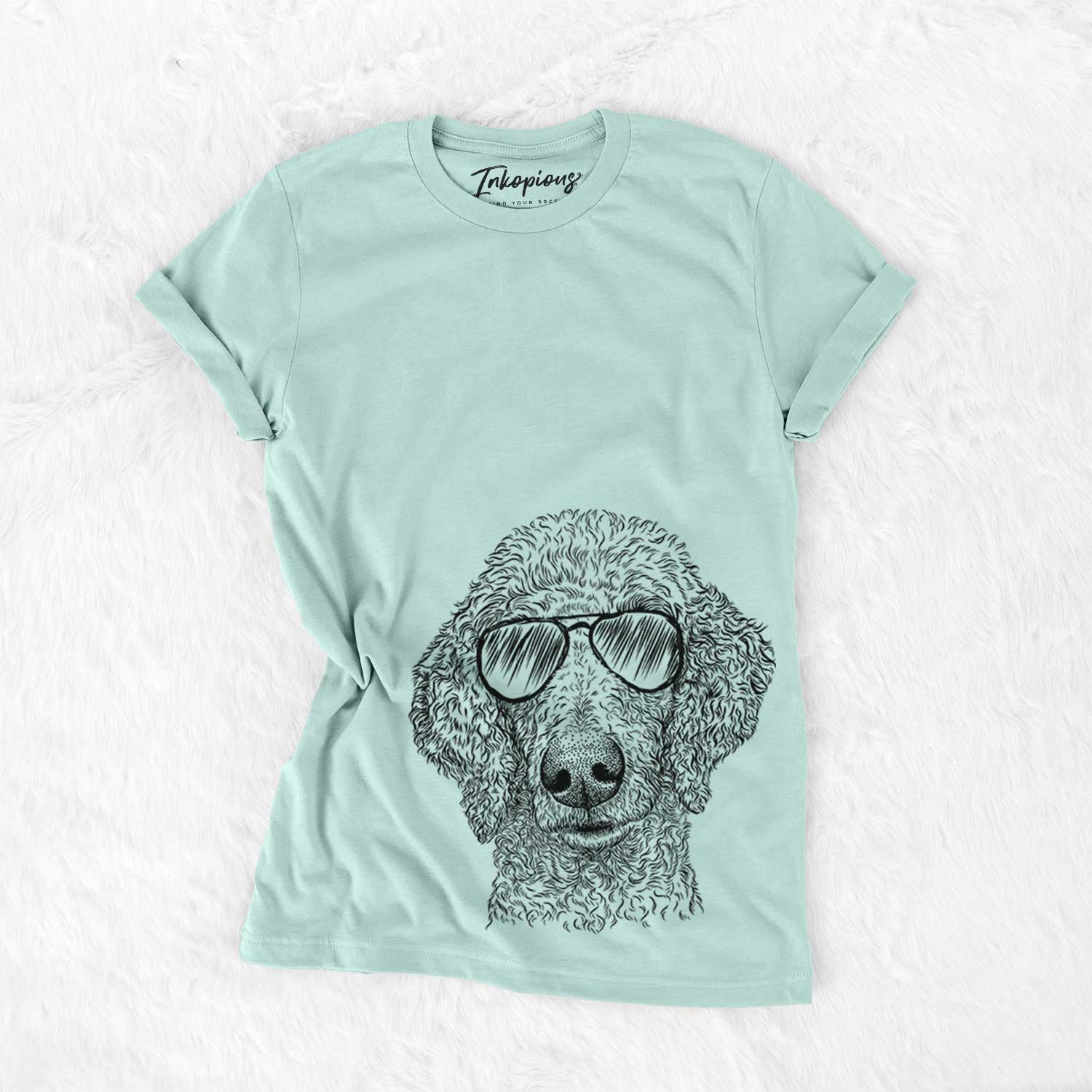 Aviator Blossom the Poodle - Unisex Crewneck