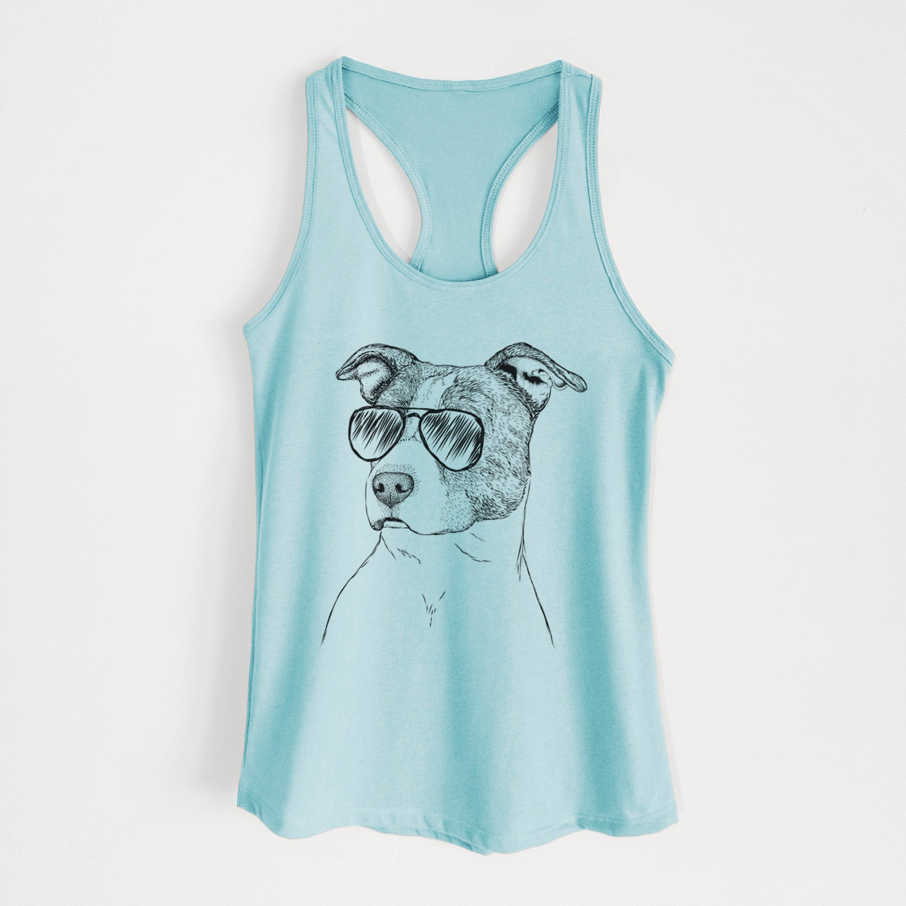 Blu the Pitbull - Women's Racerback Tanktop