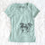 Aviator Blu the Pitbull - Women's V-neck Shirt