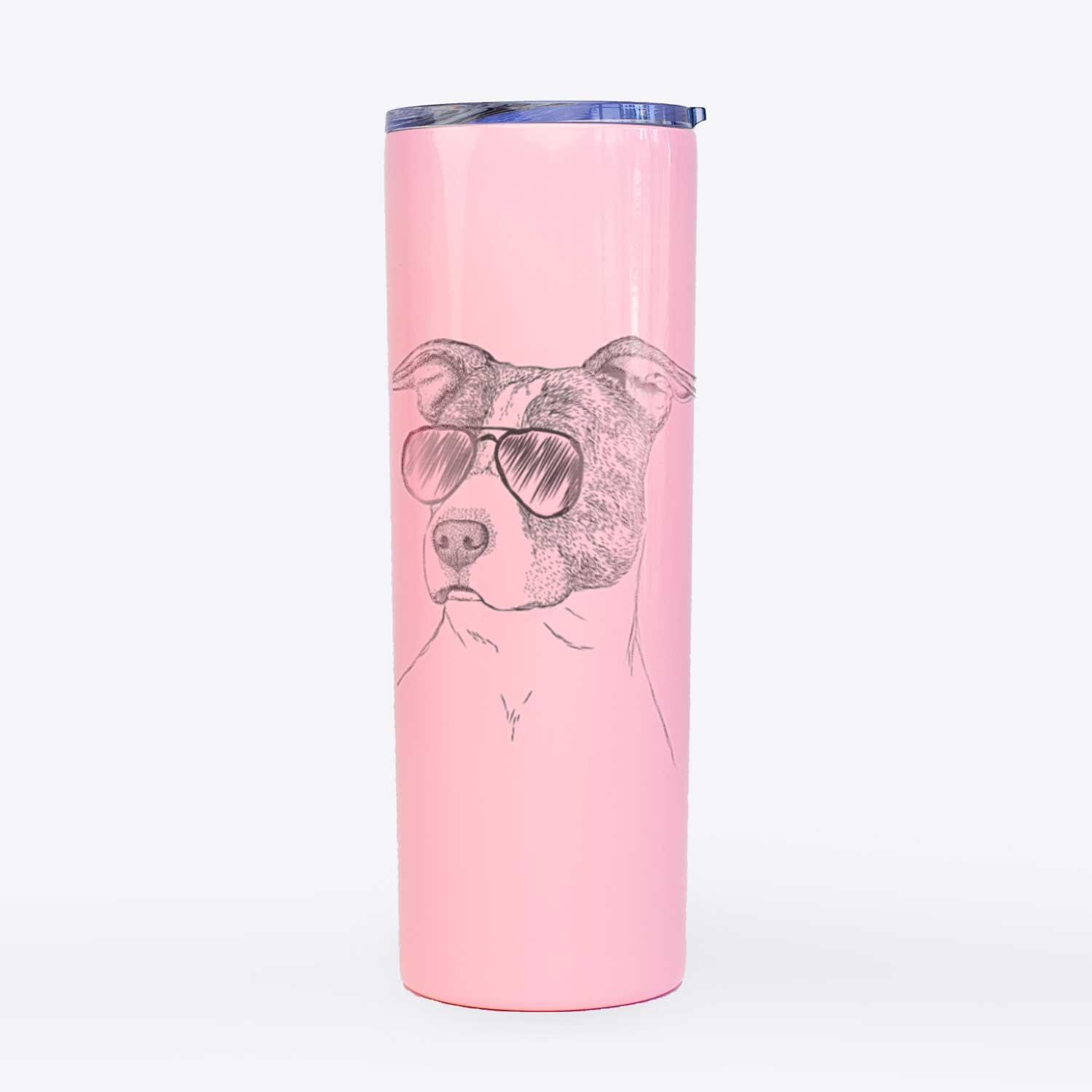 Blu the Pitbull - 20oz Skinny Tumbler