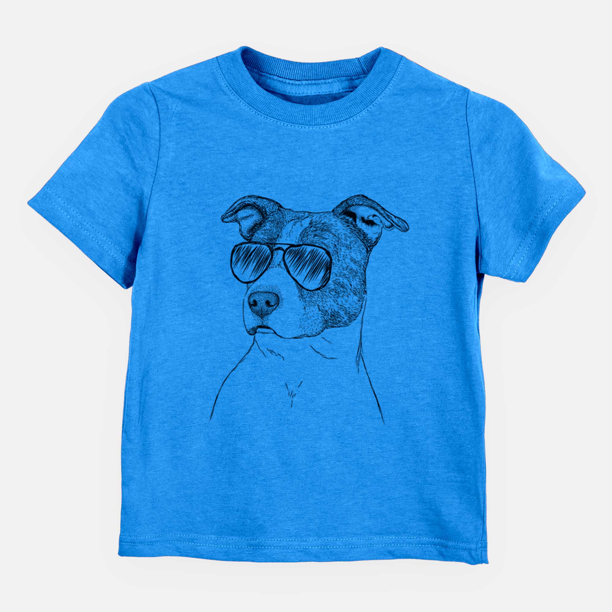 Aviator Blu the Pitbull - Kids/Youth/Toddler Shirt