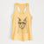 Blue the Russsian Blue Cat - Women's Racerback Tanktop