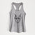 Blue the Russsian Blue Cat - Women's Racerback Tanktop