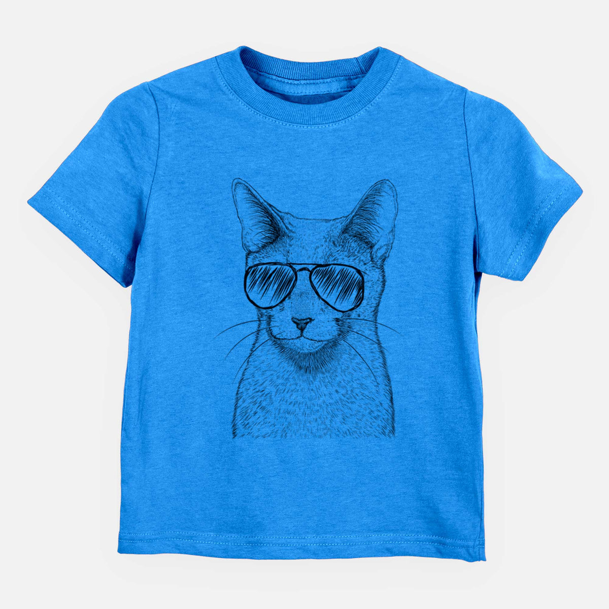 Aviator Blue the Russsian Blue Cat - Kids/Youth/Toddler Shirt