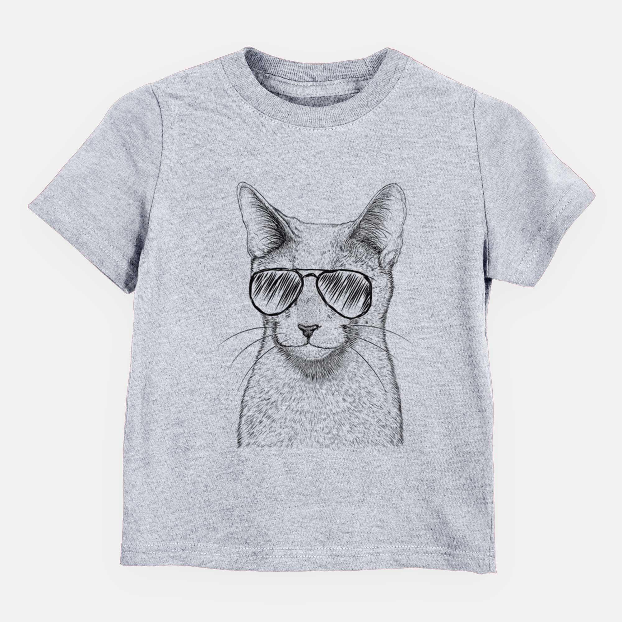Aviator Blue the Russsian Blue Cat - Kids/Youth/Toddler Shirt