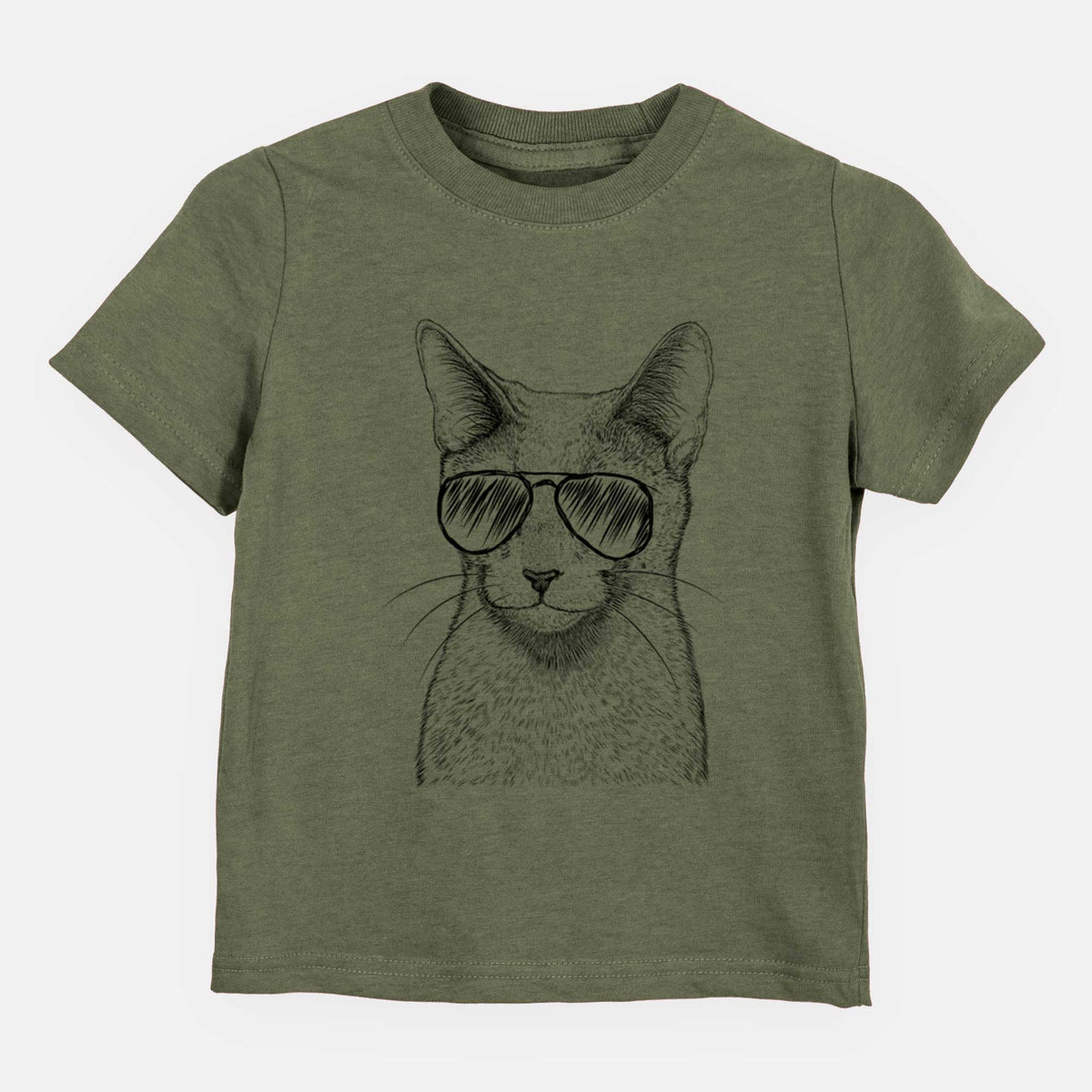 Aviator Blue the Russsian Blue Cat - Kids/Youth/Toddler Shirt