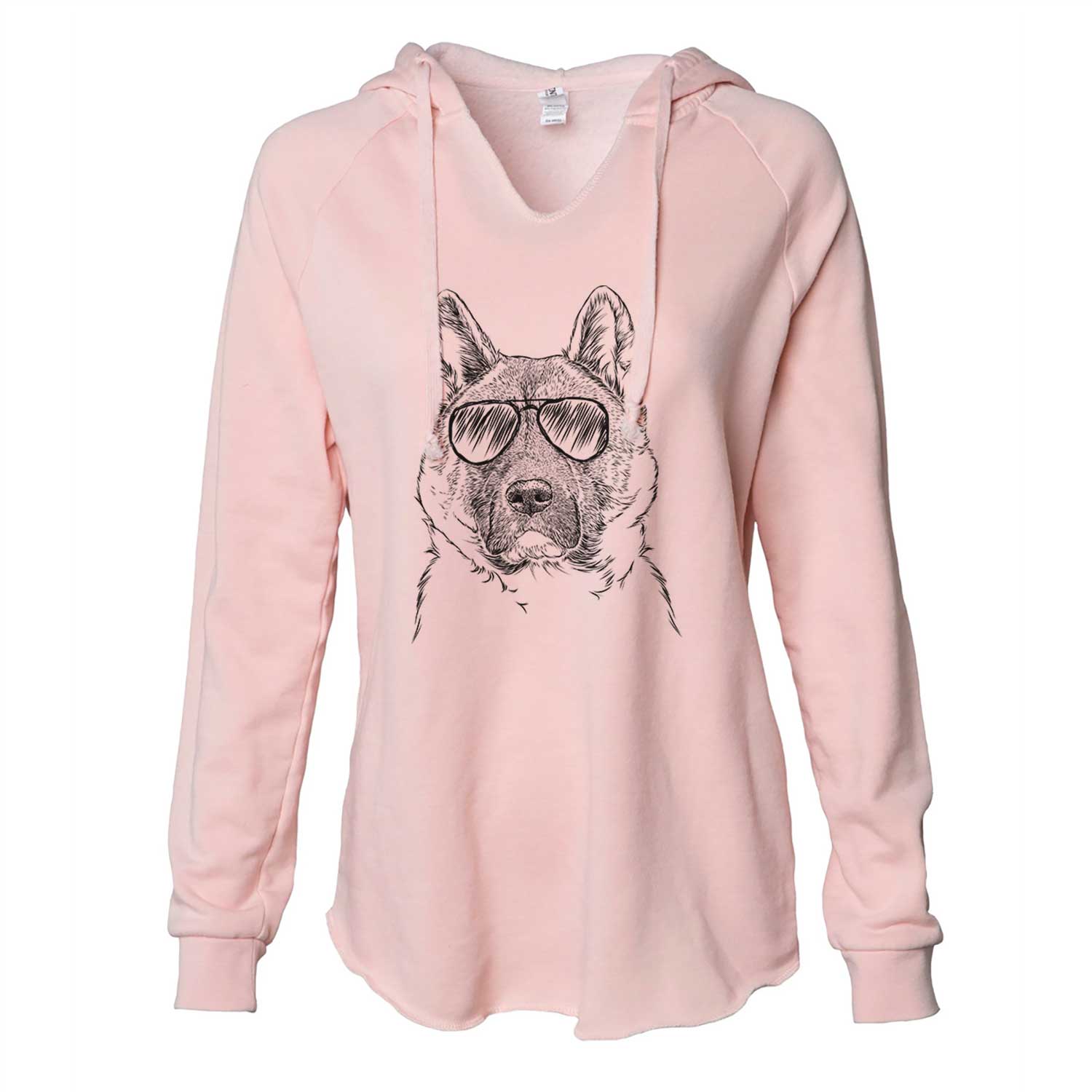 Bo the American Akita - Cali Wave Hooded Sweatshirt