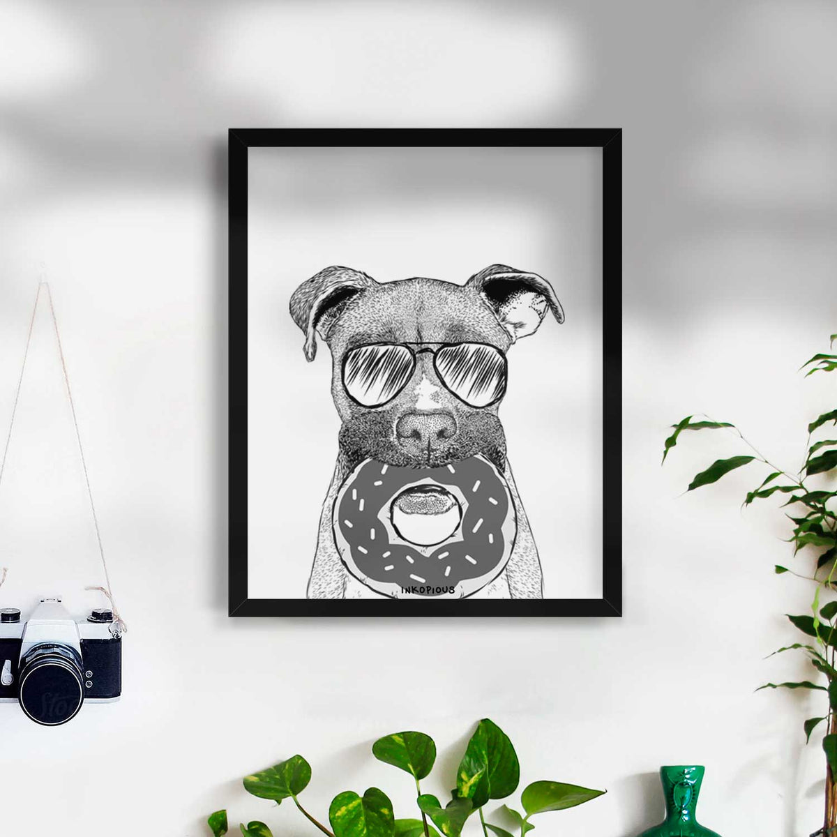 Bo the Boxer Art Print