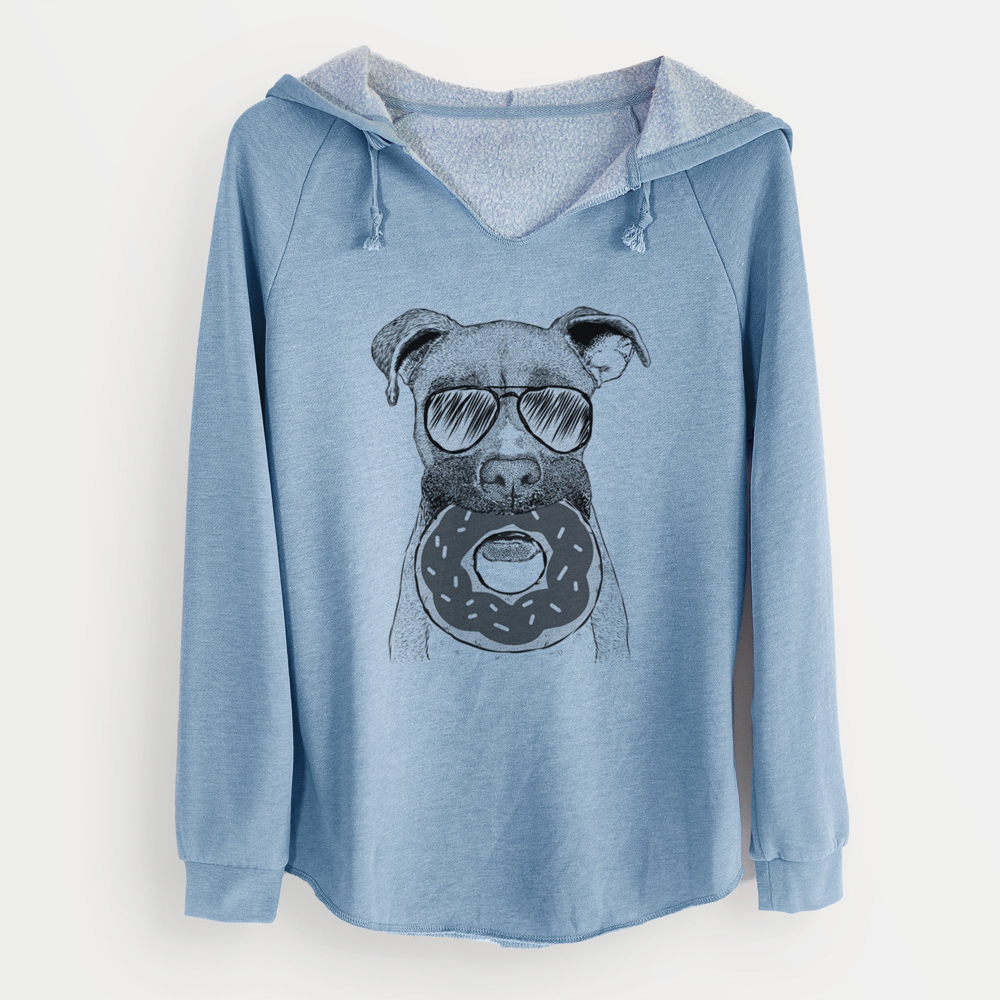 Aviator Bo the Boxer - Cali Wave Hooded Sweatshirt