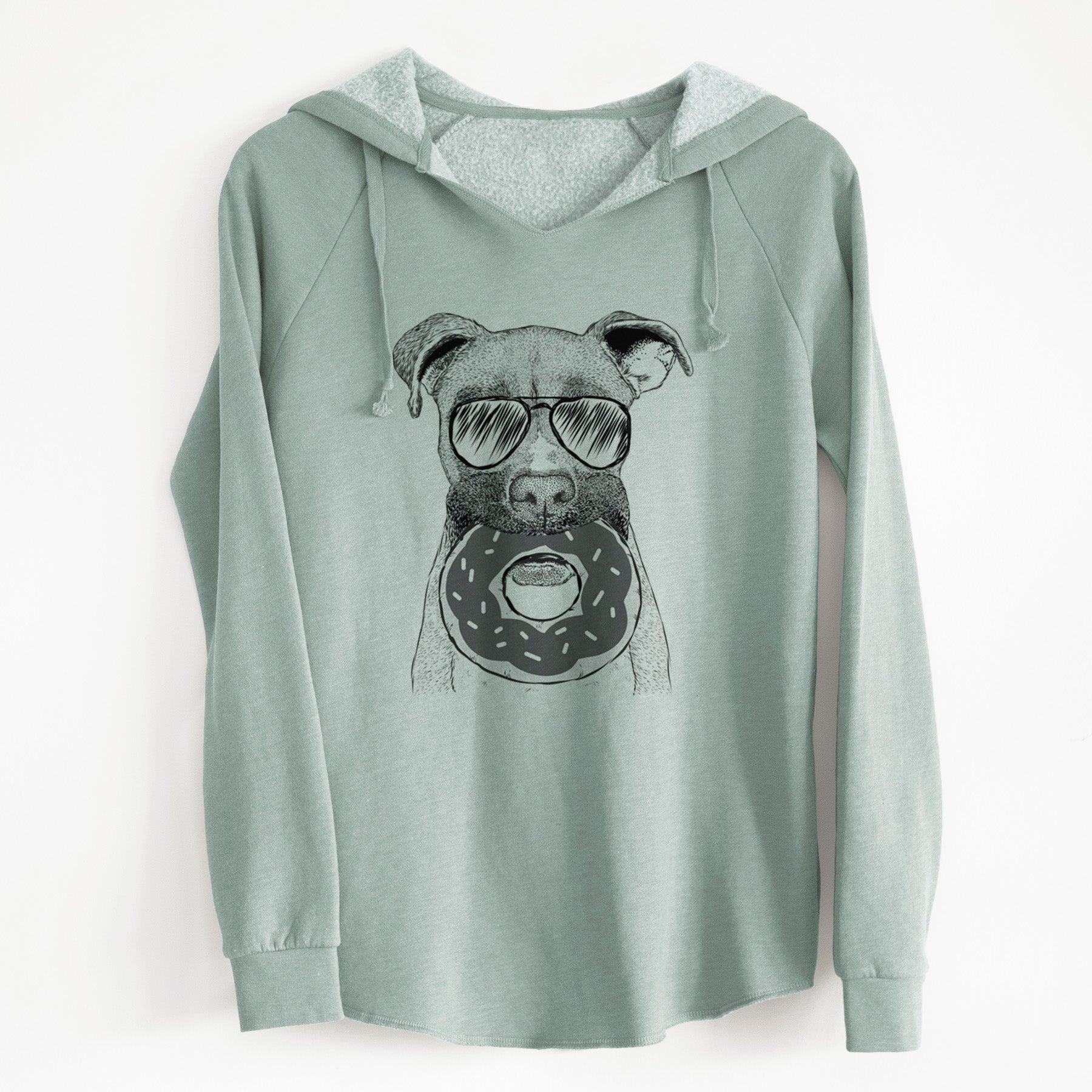 Aviator Bo the Boxer - Cali Wave Hooded Sweatshirt