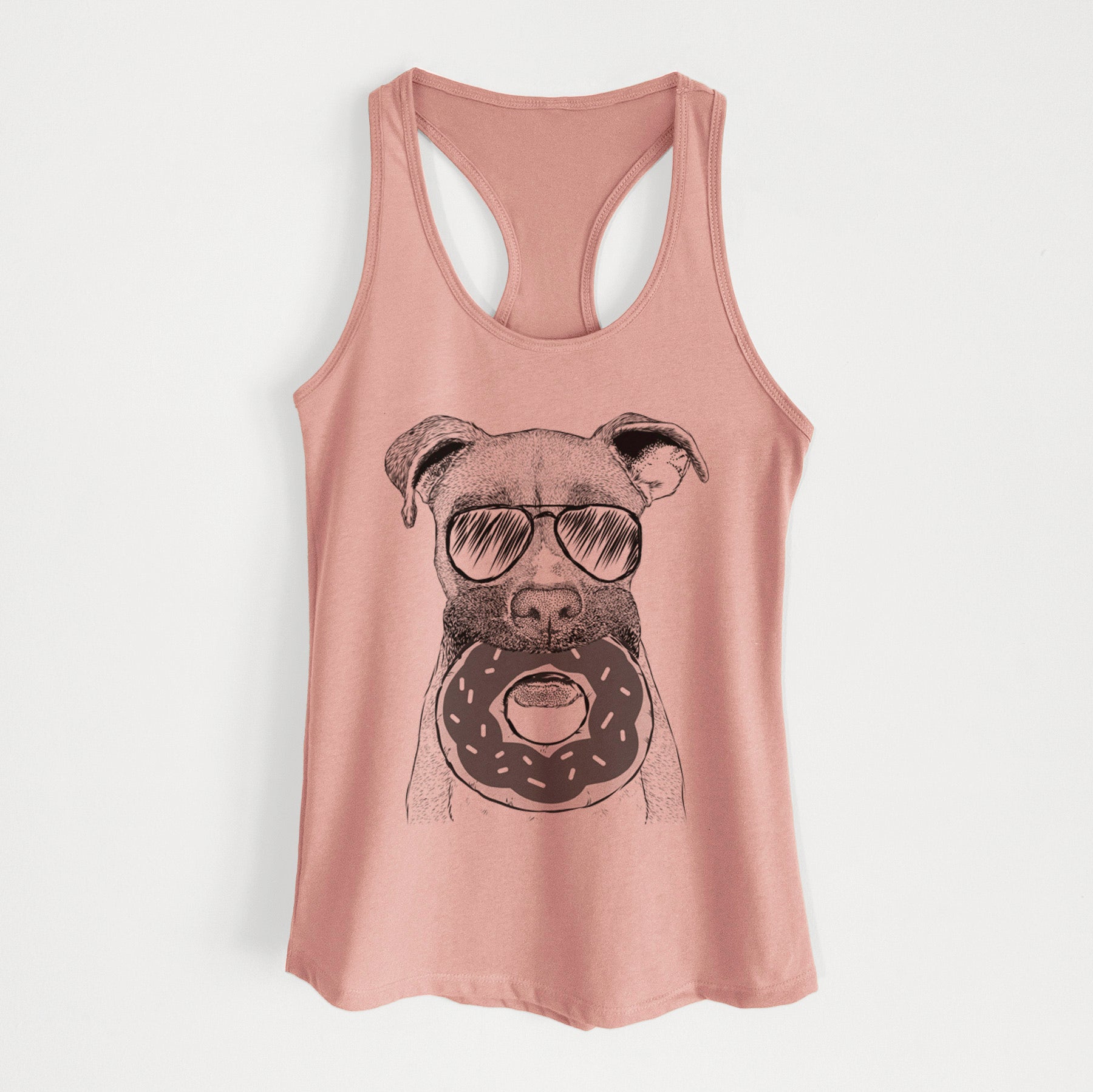 Bo the Boxer - Women's Racerback Tanktop